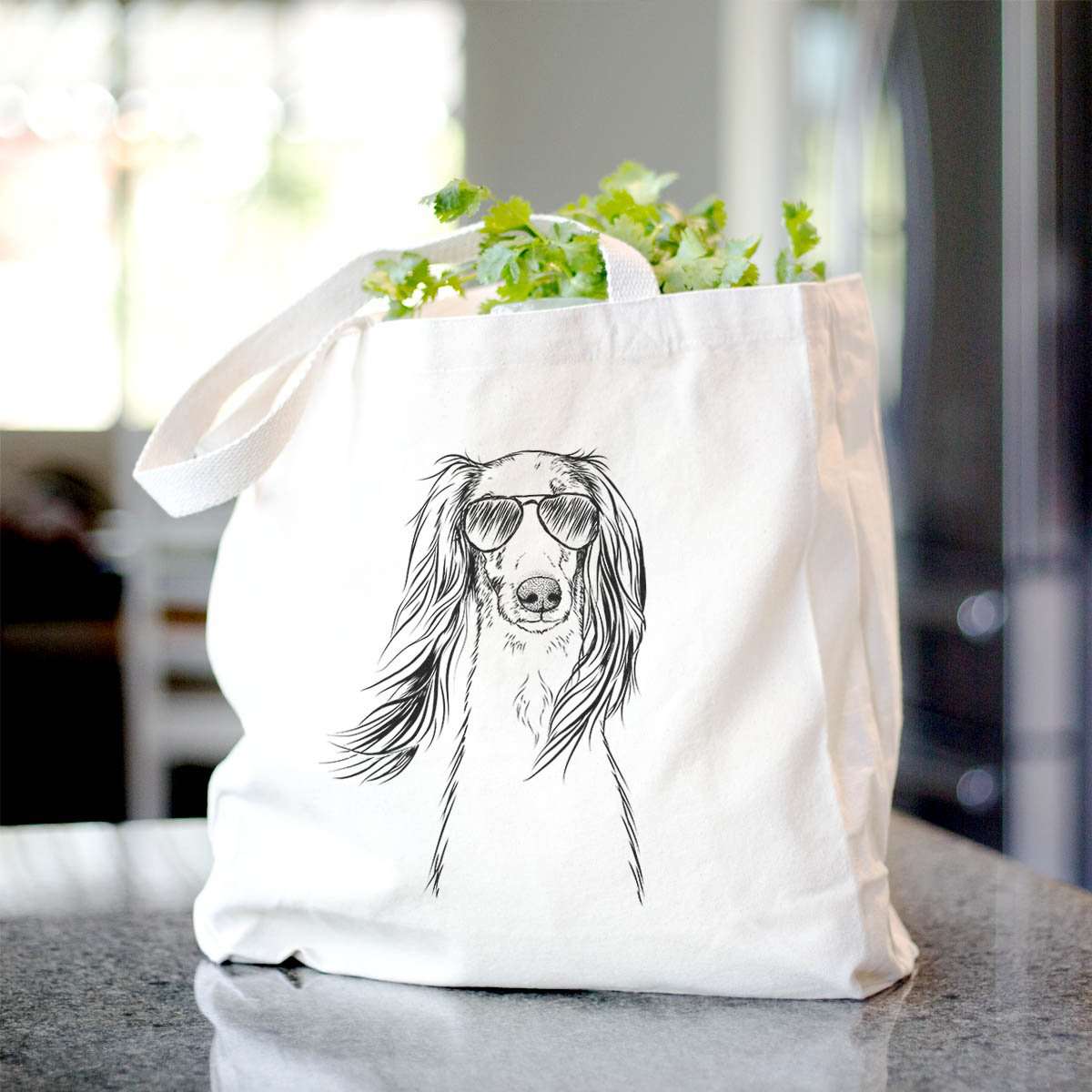 Zahra the Saluki - Tote Bag
