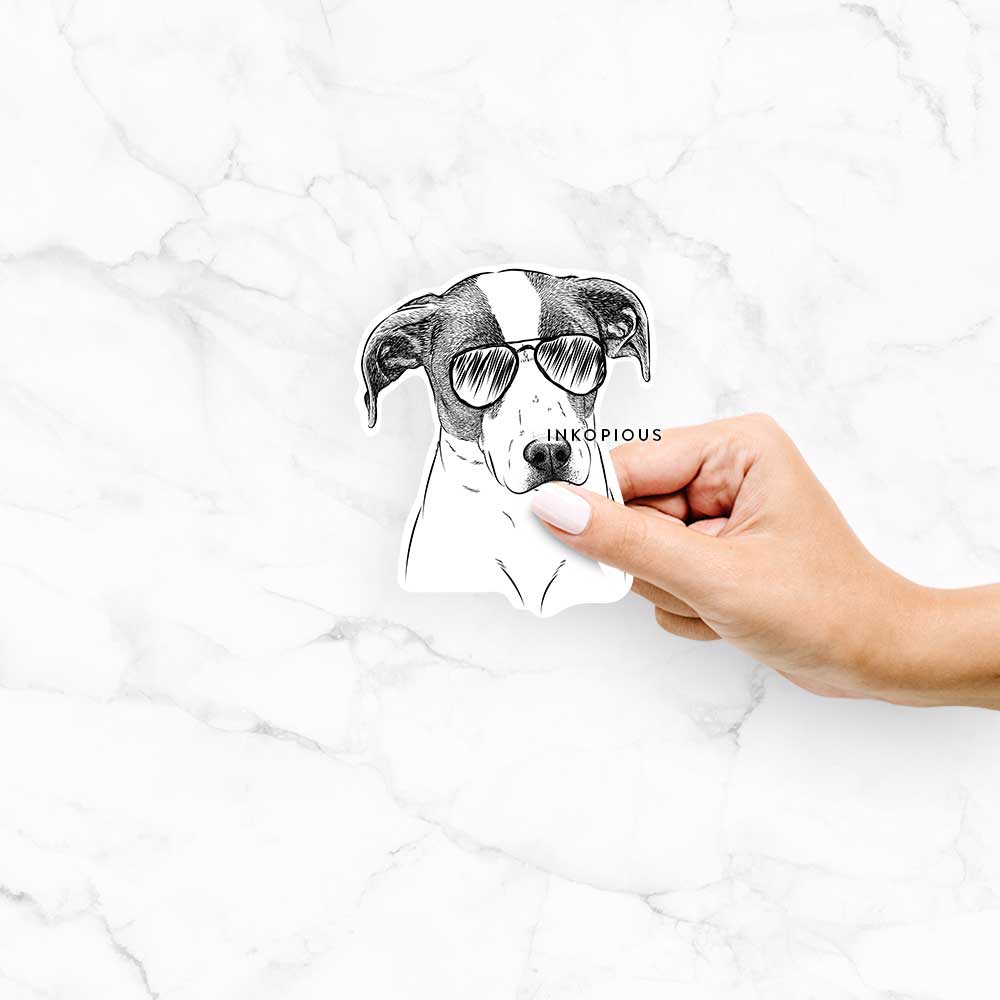 Zephyr the Pointer Mix - Decal Sticker