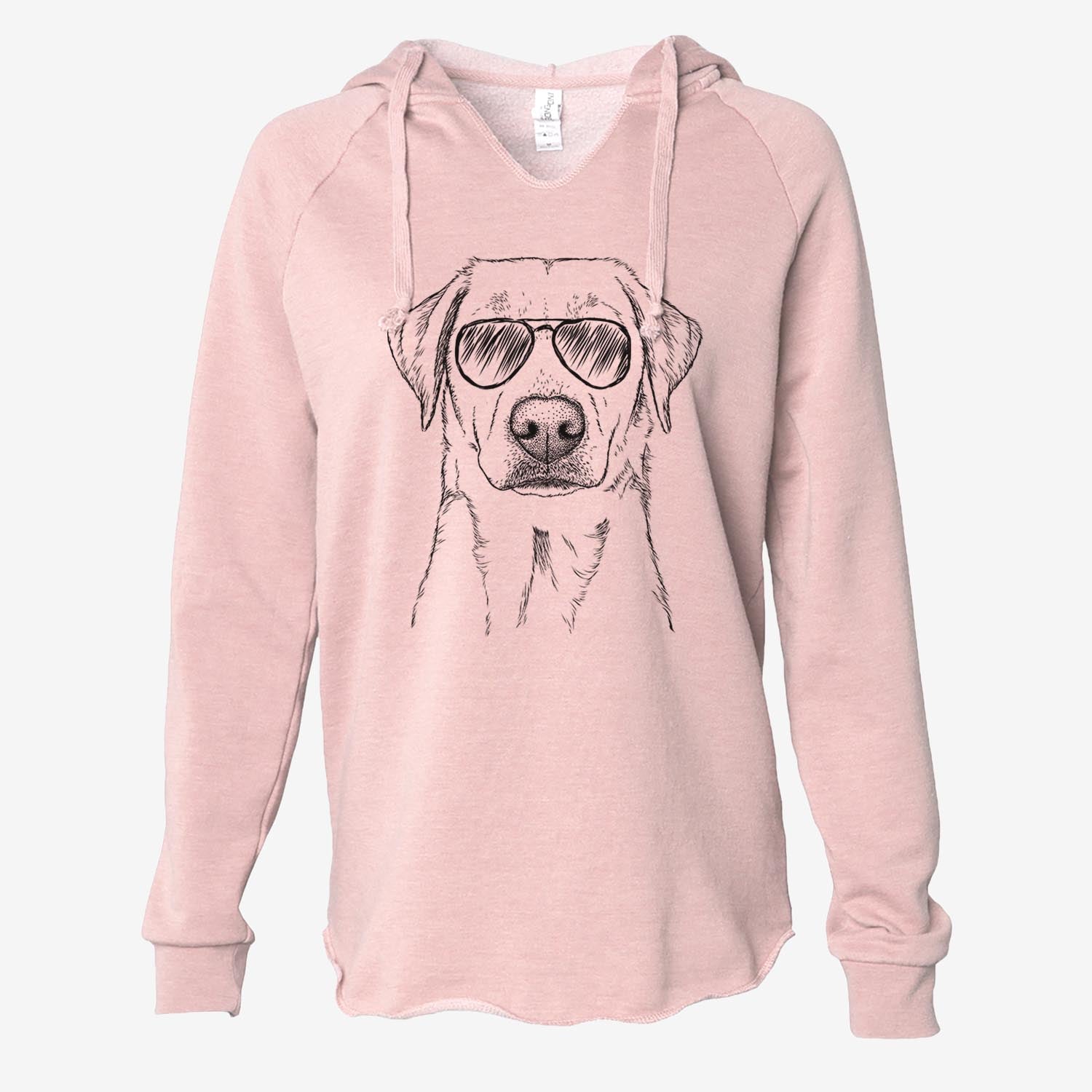 Zoe the Yellow Lab - Cali Wave Hooded Sweatshirt