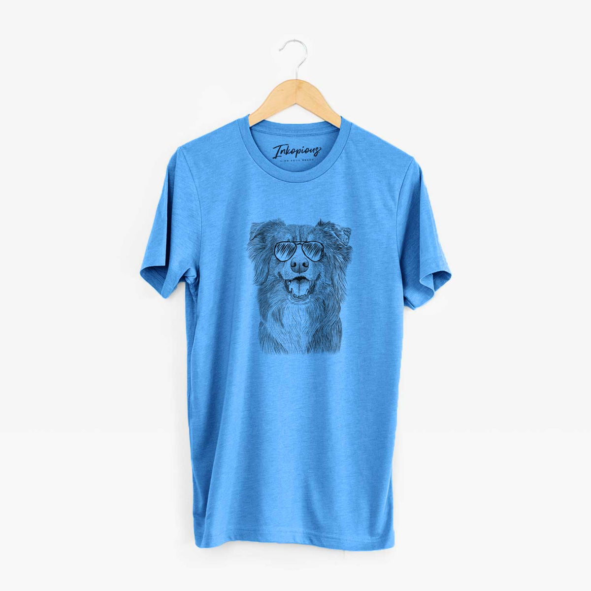 Aviator Aussie Parker the Australian Shepherd - Unisex Crewneck