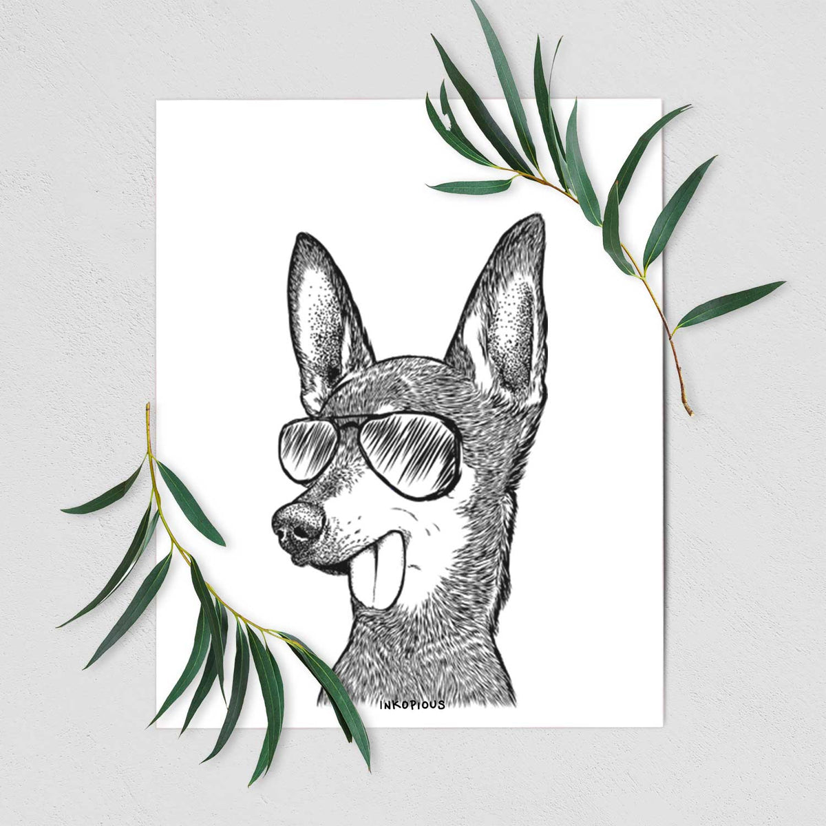 Aaron the Chihuahua Art Print