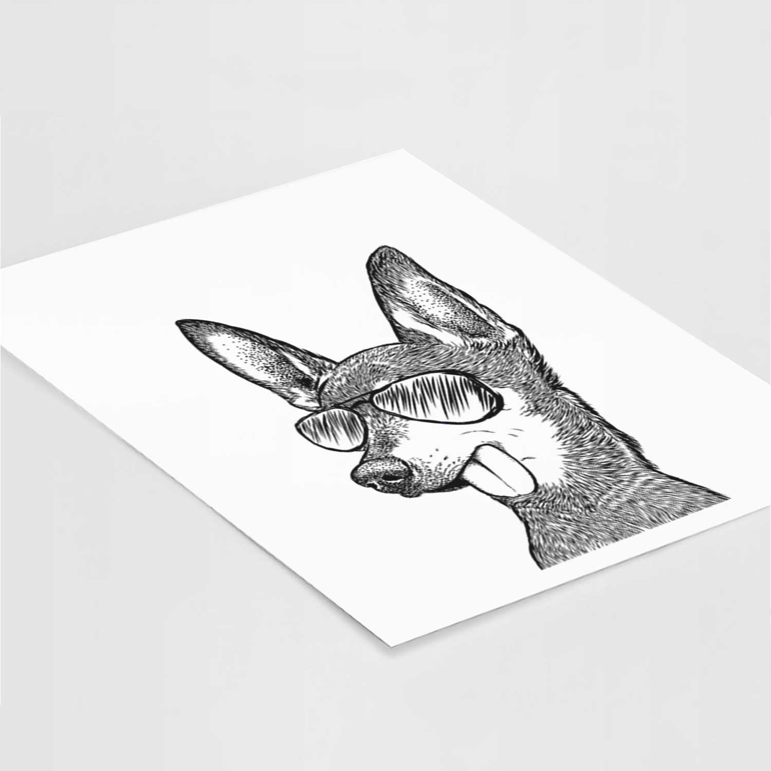 Aaron the Chihuahua Art Print