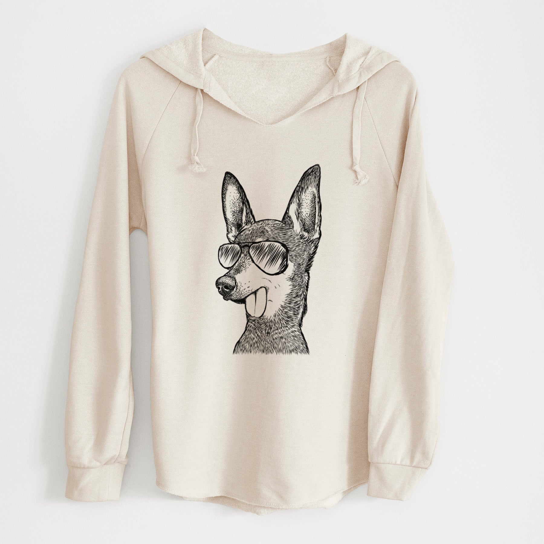 Aviator Aaron the Chihuahua - Cali Wave Hooded Sweatshirt