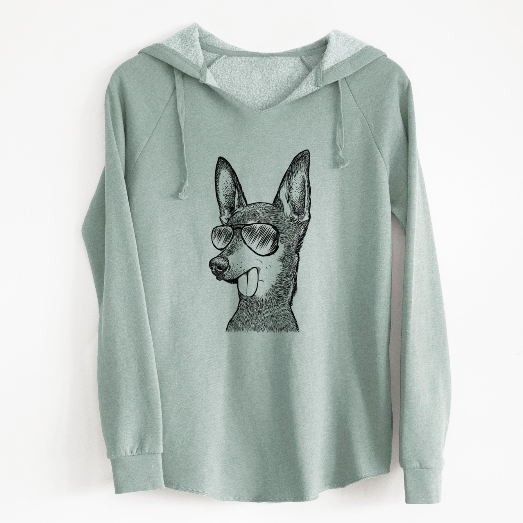 Aviator Aaron the Chihuahua - Cali Wave Hooded Sweatshirt