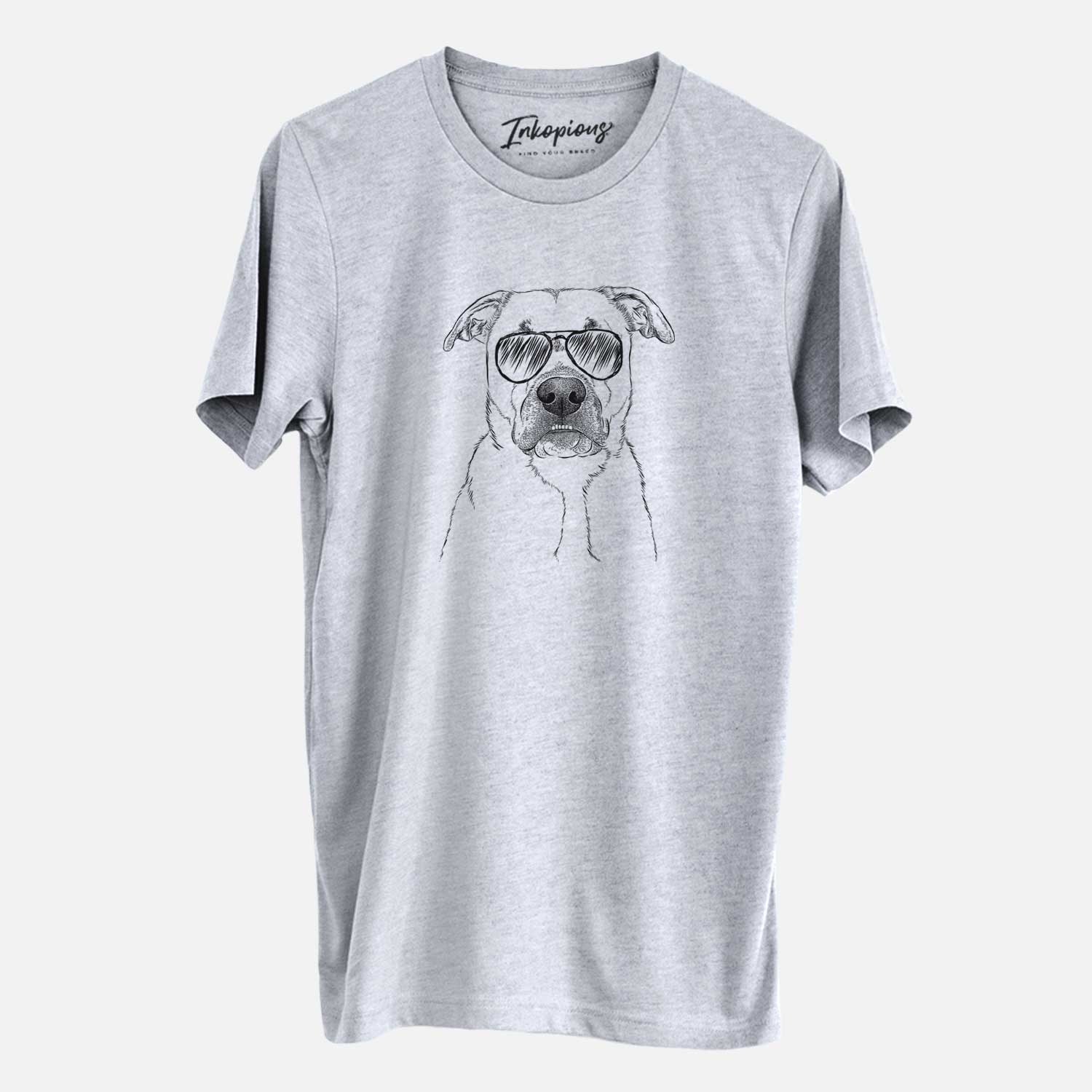 Aviator Abby the Boxer Beagle Mix - Unisex Crewneck