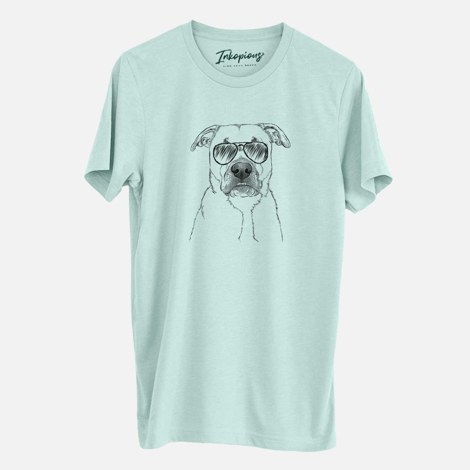 Aviator Abby the Boxer Beagle Mix - Unisex Crewneck