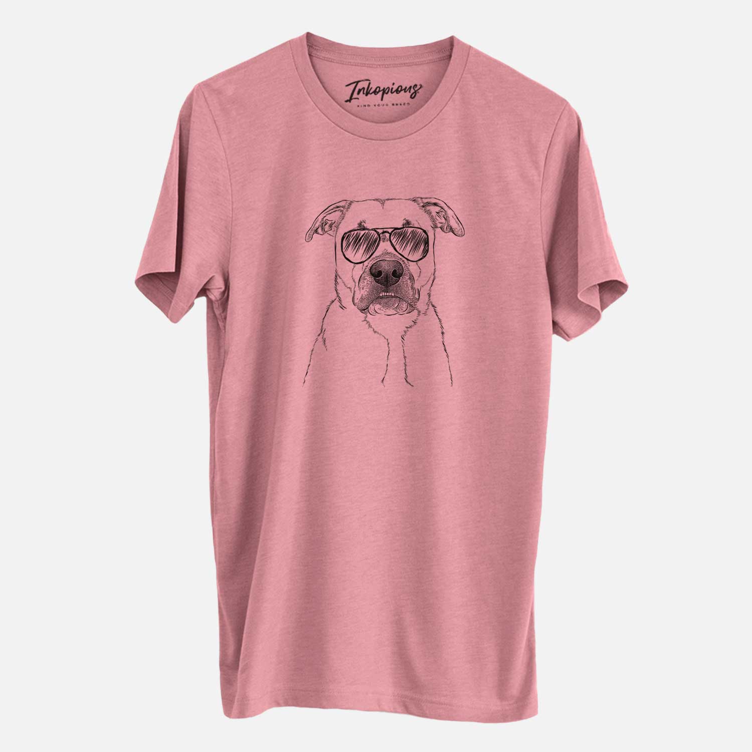 Aviator Abby the Boxer Beagle Mix - Unisex Crewneck