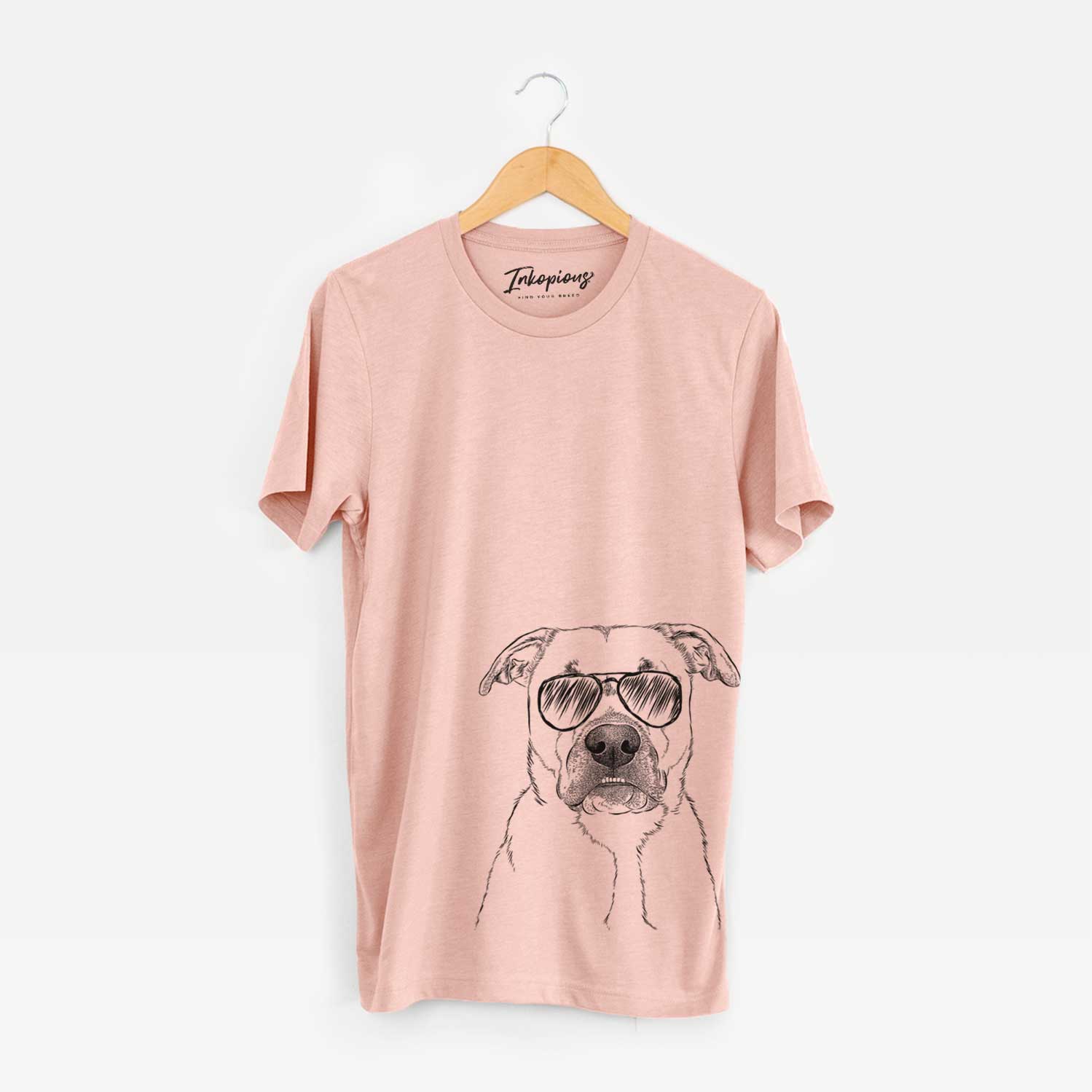 Aviator Abby the Boxer Beagle Mix - Unisex Crewneck