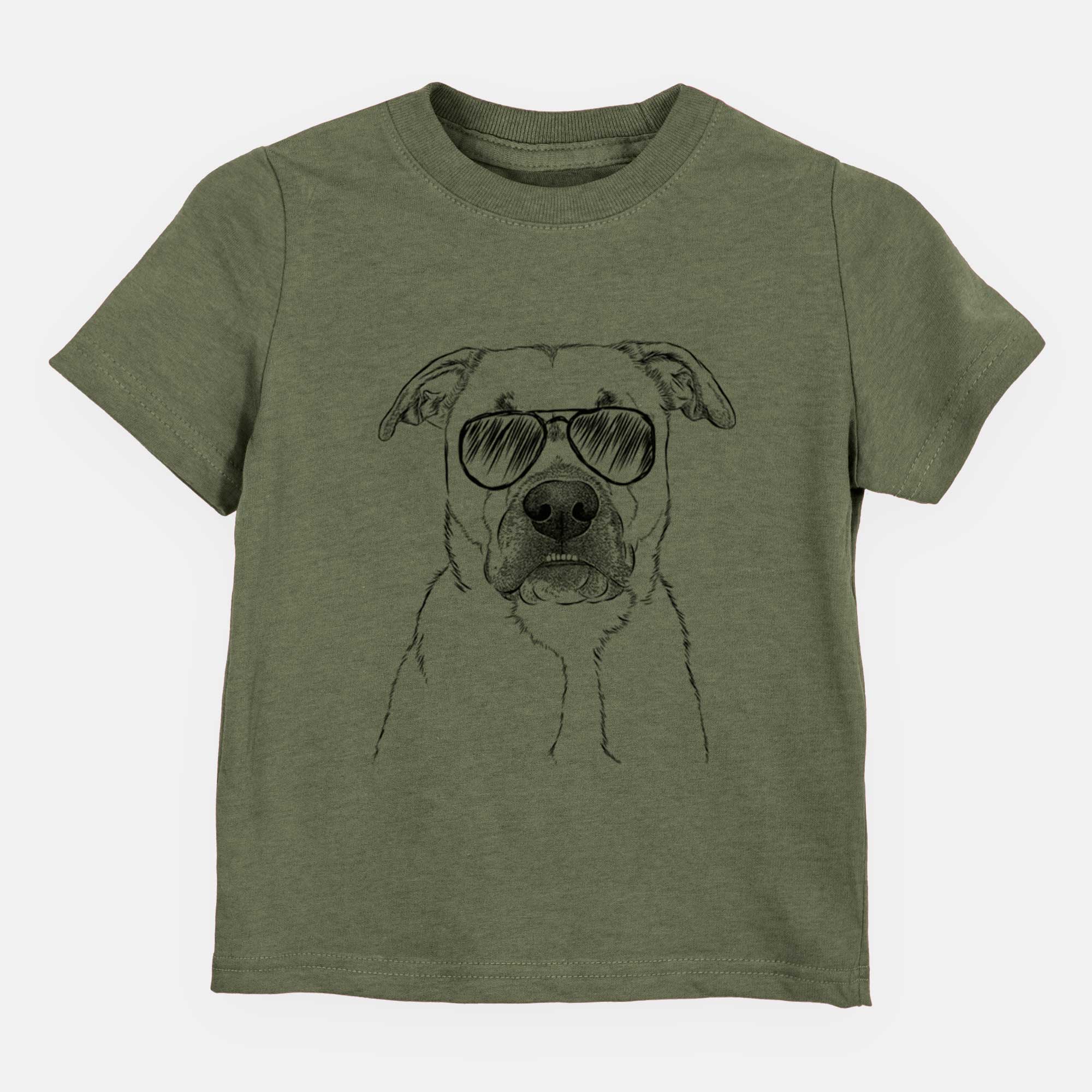 Aviator Abby the Boxer Beagle Mix - Kids/Youth/Toddler Shirt