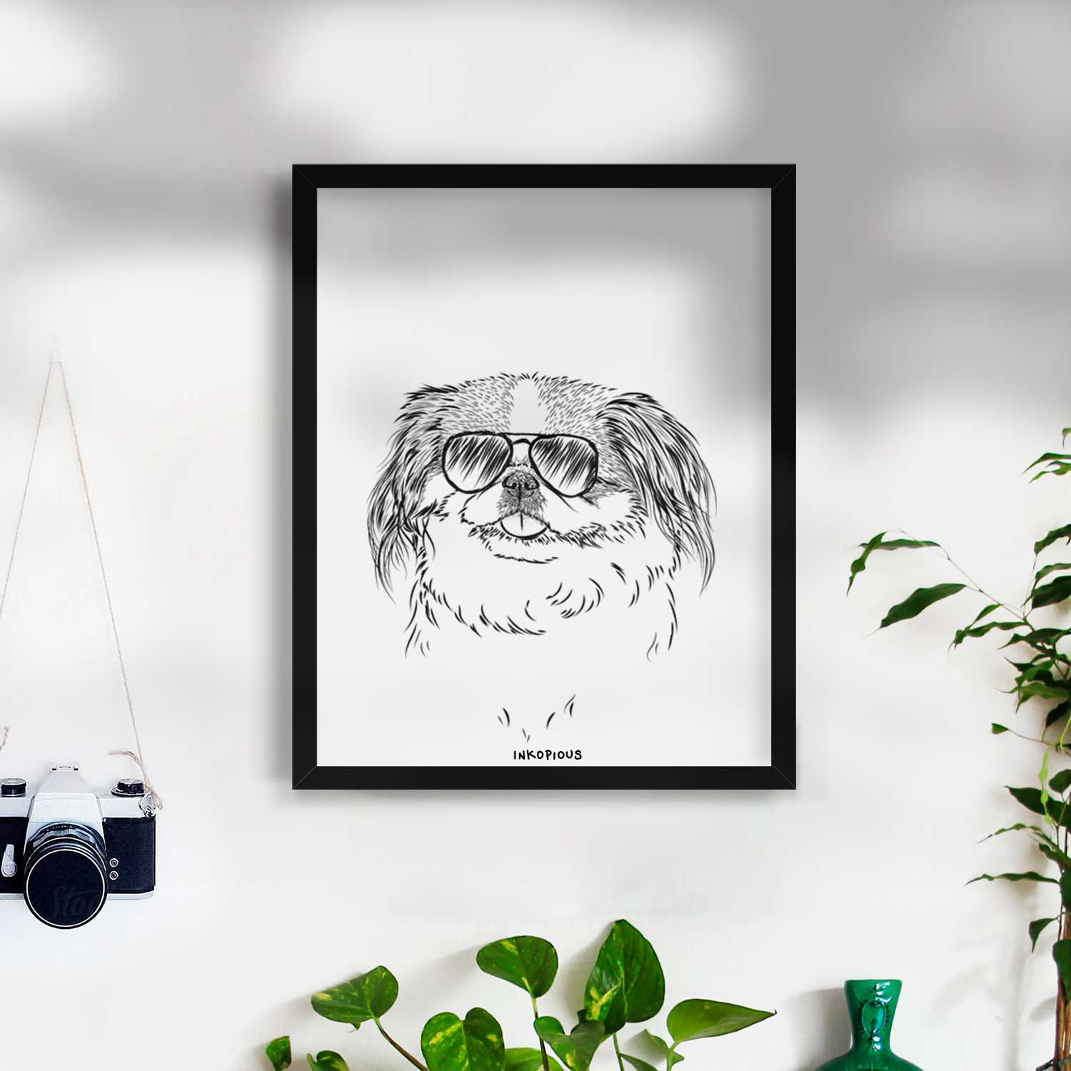 Abra Bean the Pekingese Art Print