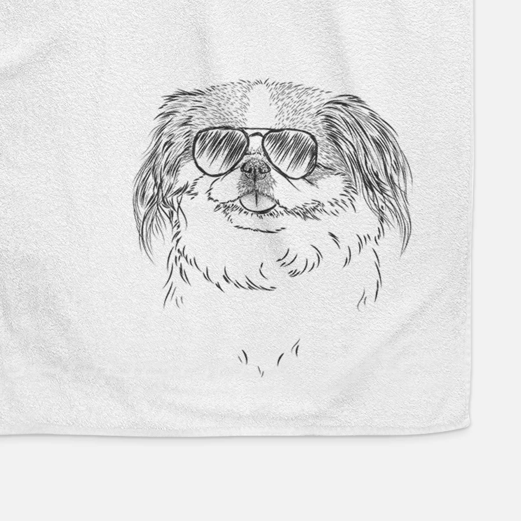 Abra Bean the Pekingese Decorative Hand Towel