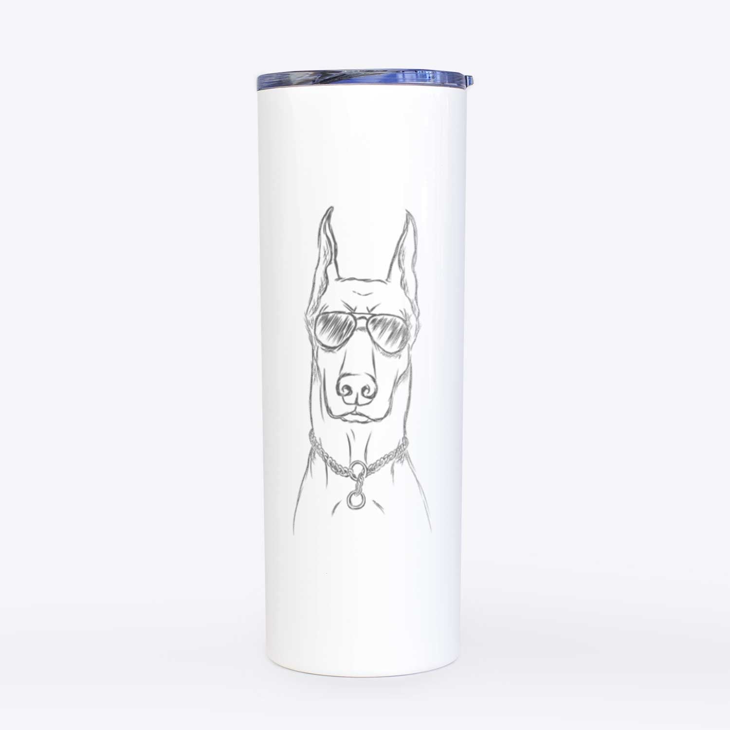 Ace the Doberman Pinscher - 20oz Skinny Tumbler