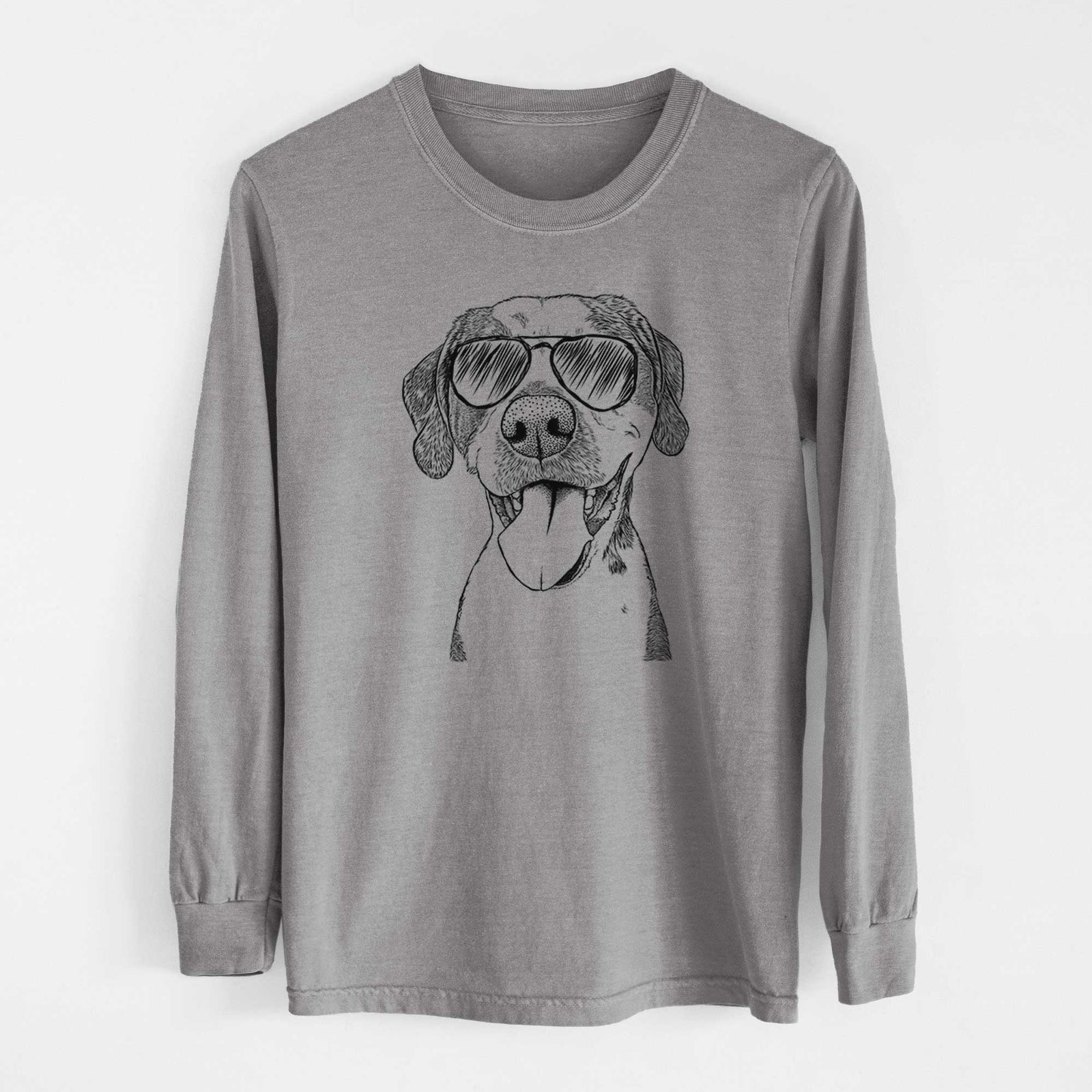 Aviators Ace Boogie the Mixed Breed - Heavyweight 100% Cotton Long Sleeve