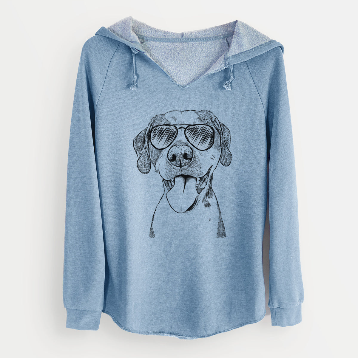 Aviator Ace Boogie the Mixed Breed - Cali Wave Hooded Sweatshirt