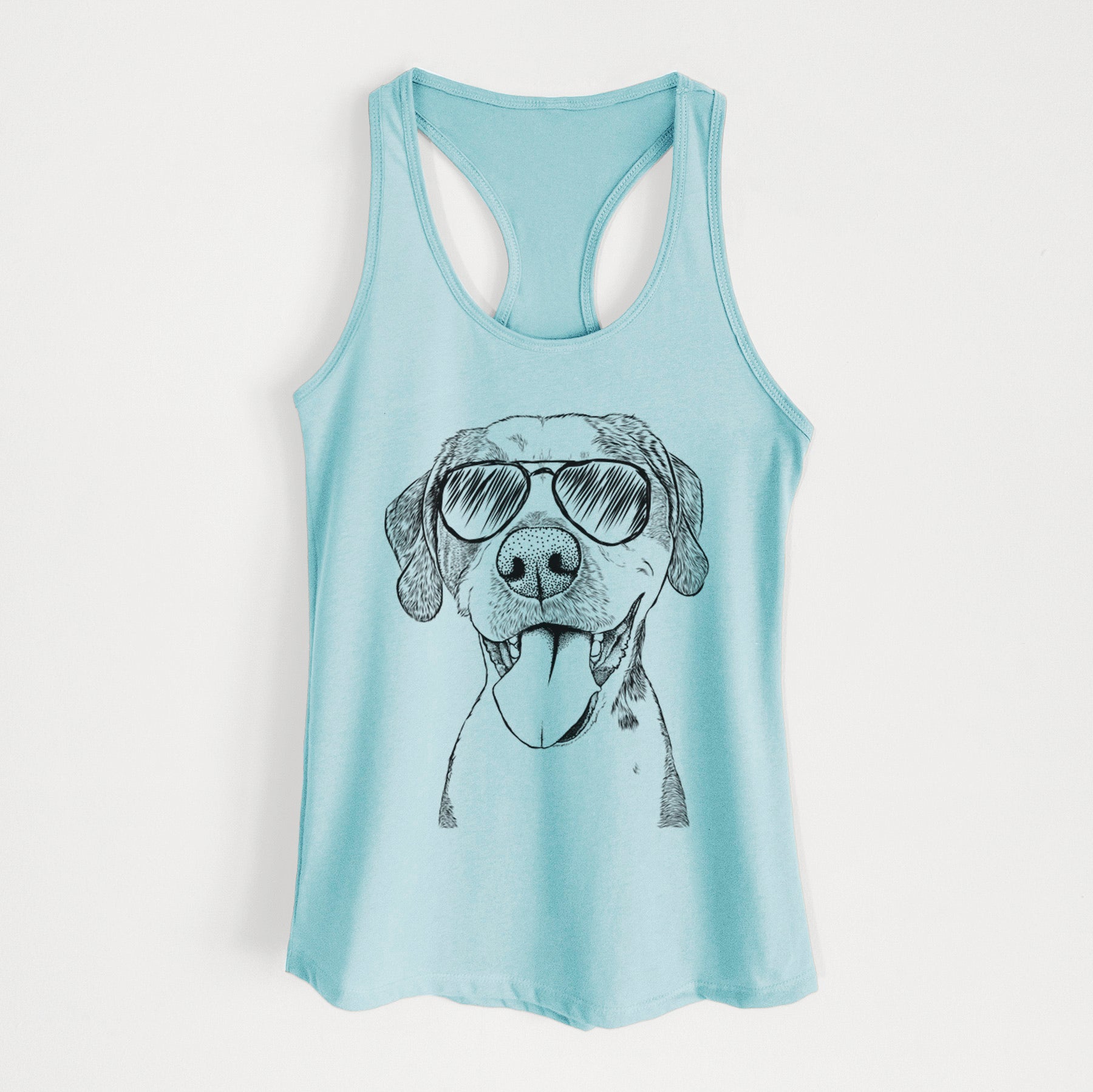 Ace Boogie the Mixed Breed - Women's Racerback Tanktop