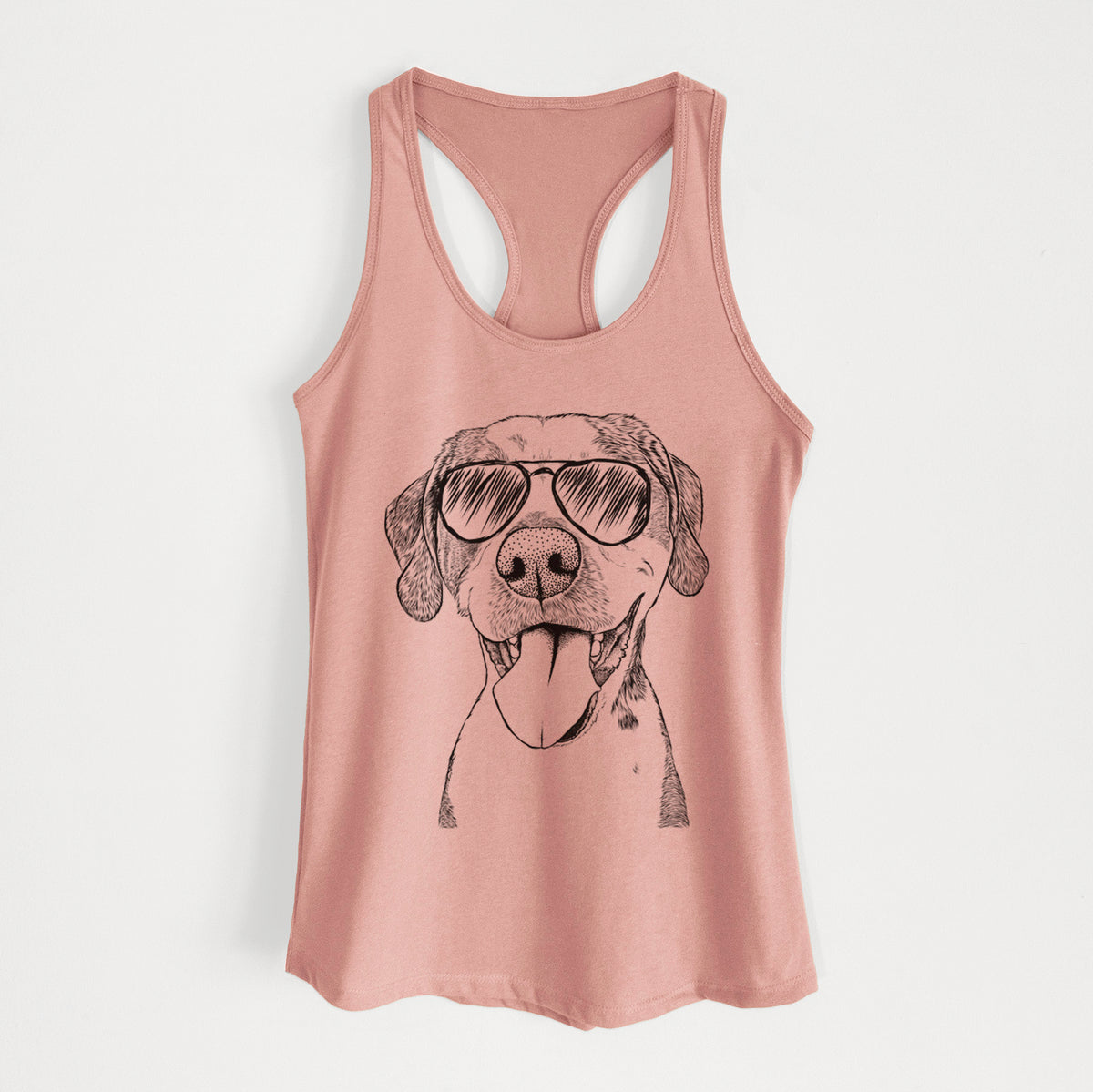 Ace Boogie the Mixed Breed - Women's Racerback Tanktop