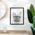 Acelynn the French Bulldog Art Print