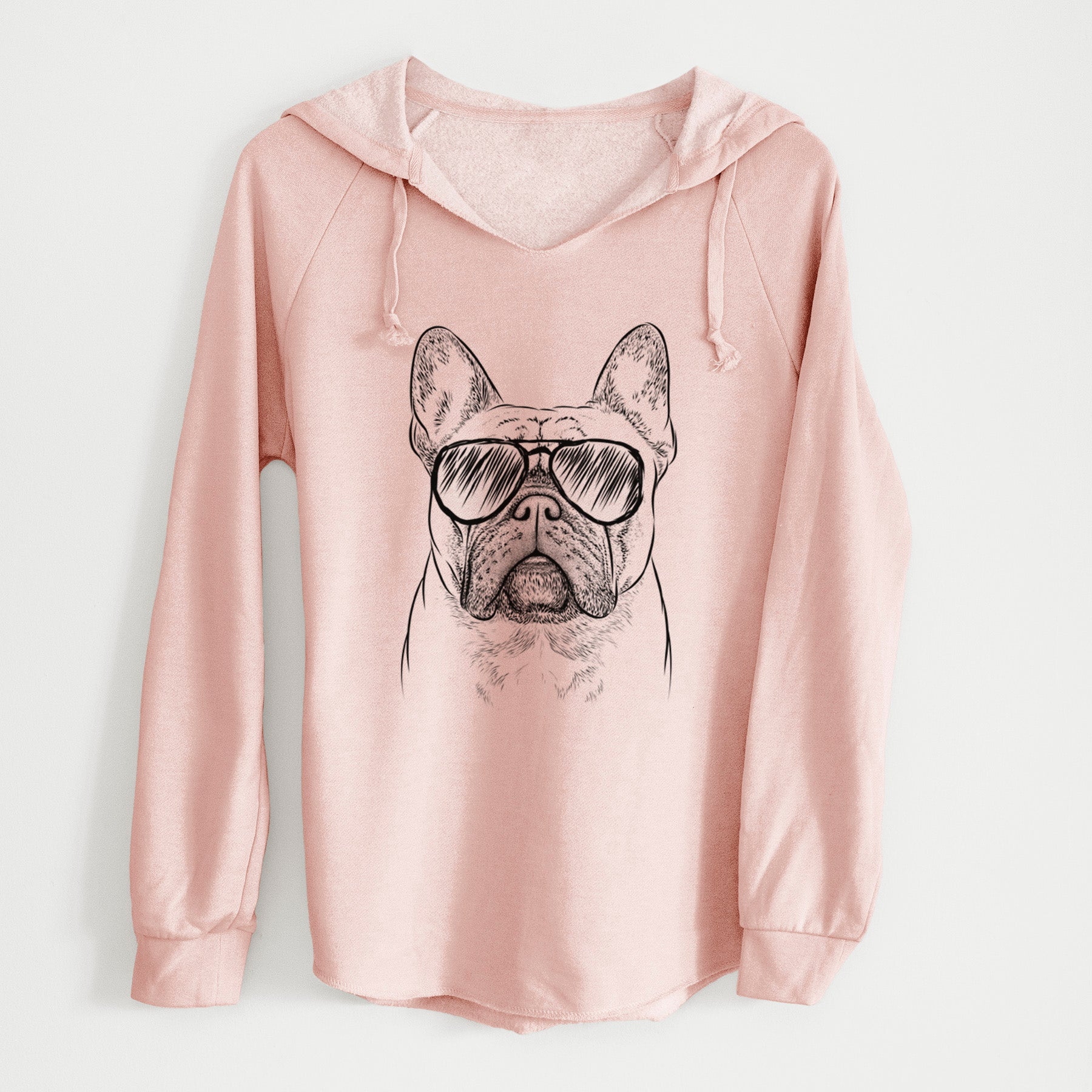 Aviator Acelynn the French Bulldog - Cali Wave Hooded Sweatshirt