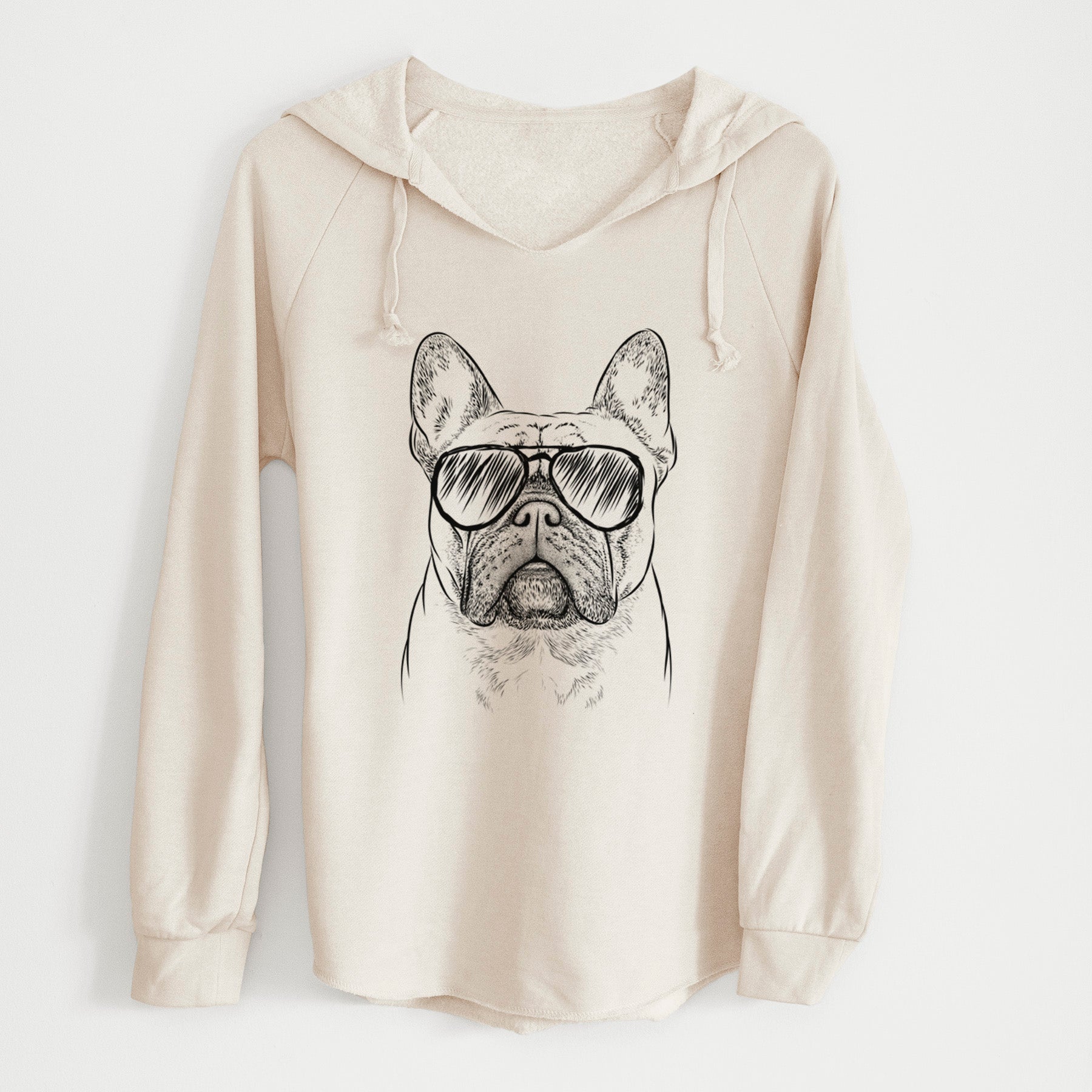 Aviator Acelynn the French Bulldog - Cali Wave Hooded Sweatshirt