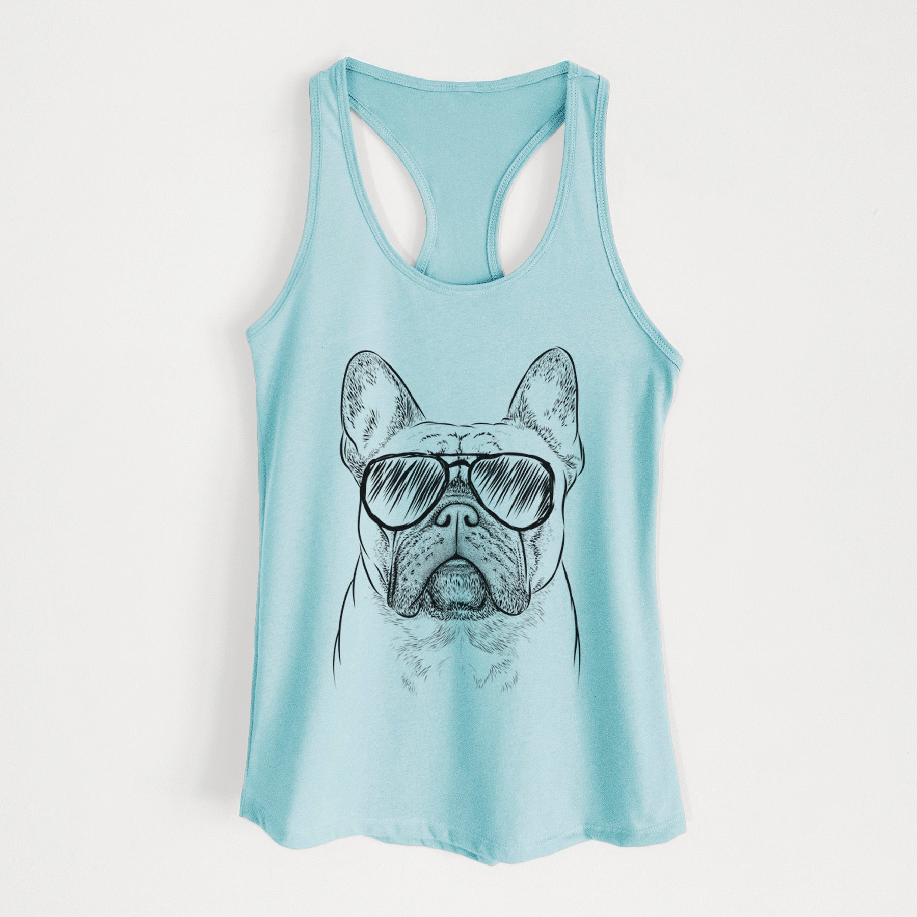 Acelynn the French Bulldog - Women's Racerback Tanktop