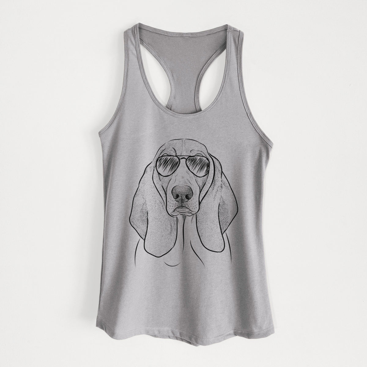 Addison the Basset Hound - Women's Racerback Tanktop