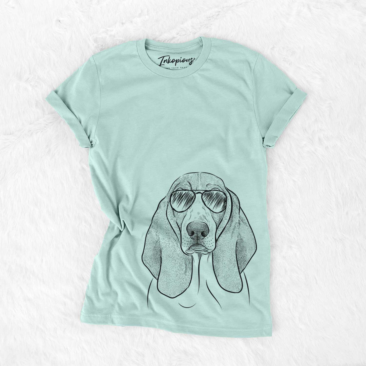 Aviator Addison the Basset Hound - Unisex Crewneck