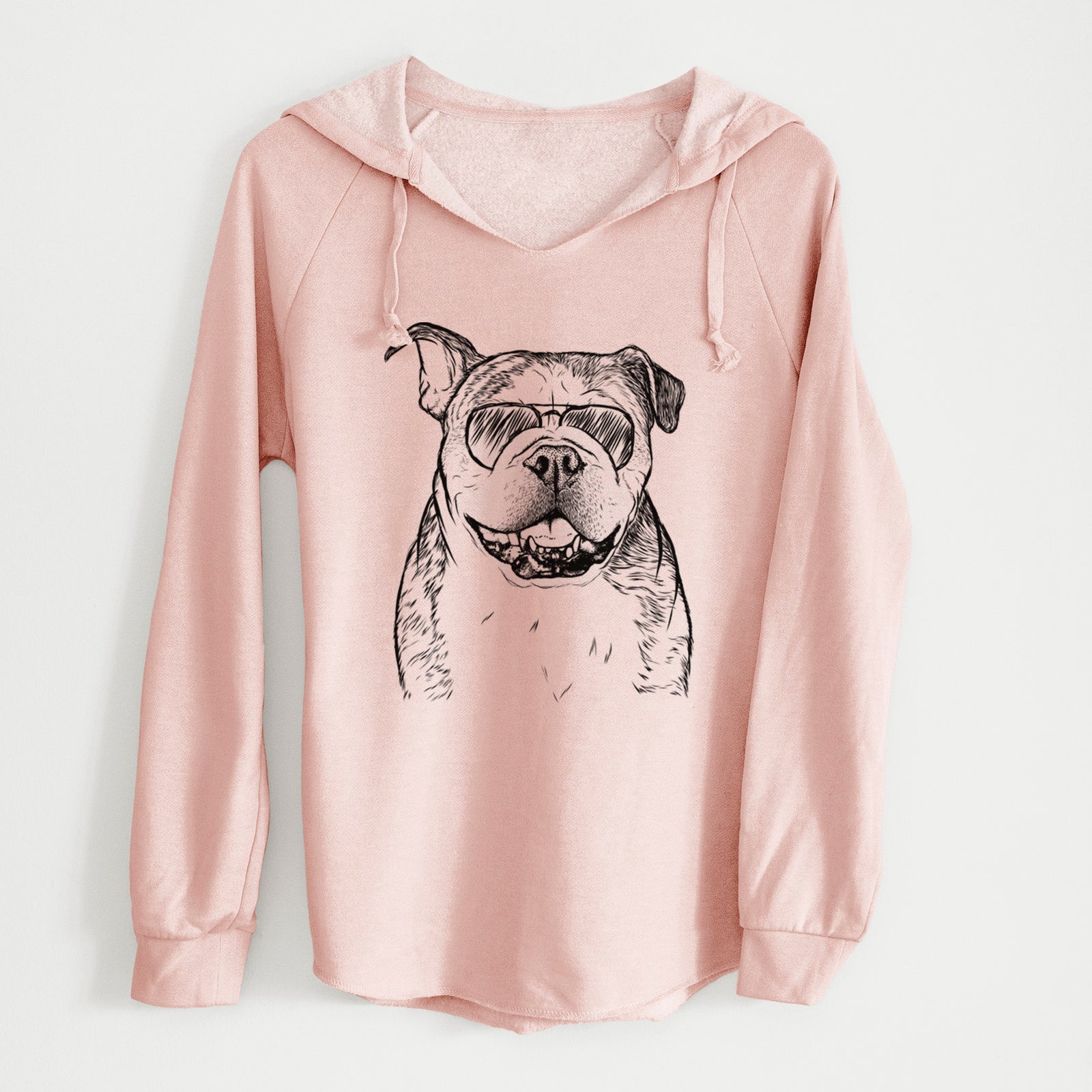Aviator Agatha the Boston Bulldog - Cali Wave Hooded Sweatshirt