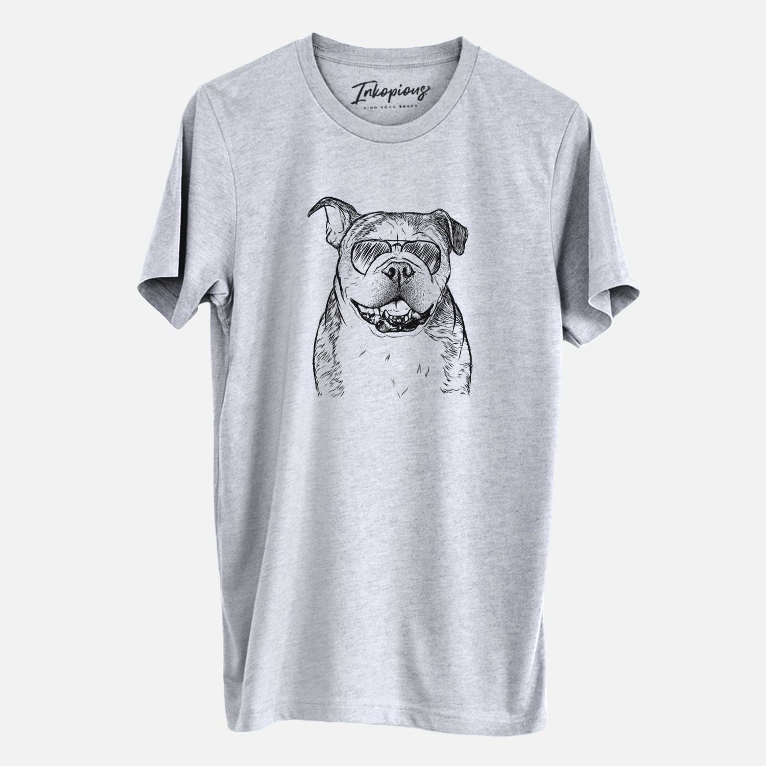 Aviator Agatha the Boston Bulldog - Unisex Crewneck