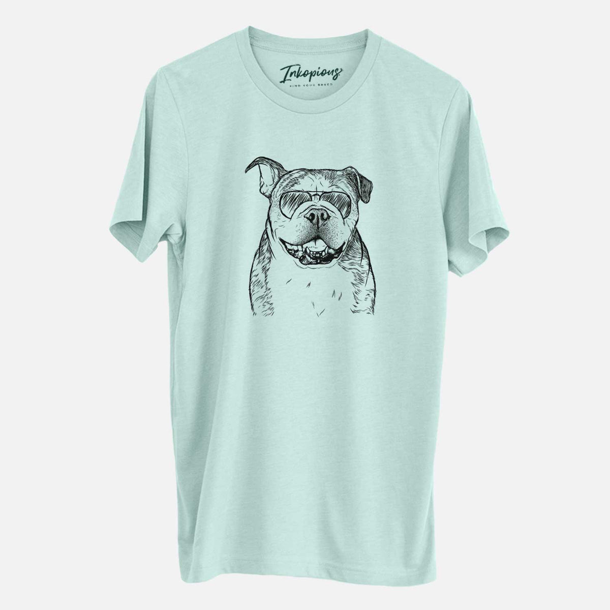 Aviator Agatha the Boston Bulldog - Unisex Crewneck