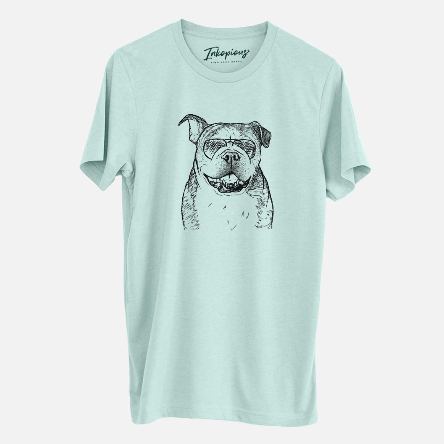 Aviator Agatha the Boston Bulldog - Unisex Crewneck