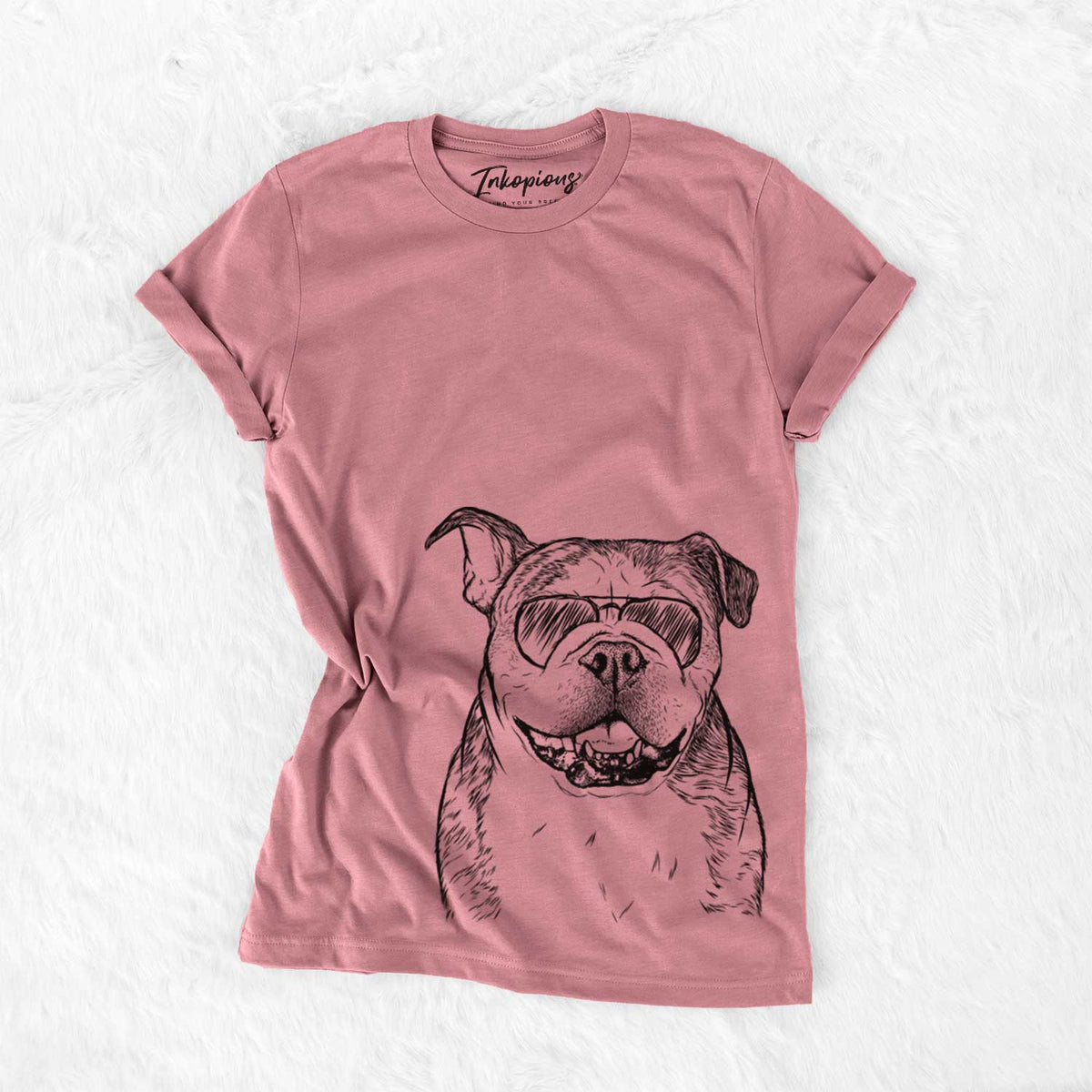 Aviator Agatha the Boston Bulldog - Unisex Crewneck