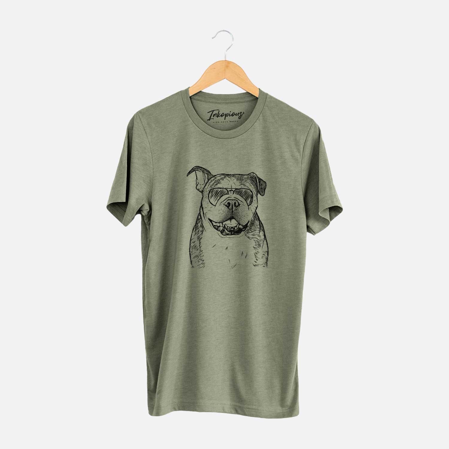 Aviator Agatha the Boston Bulldog - Unisex Crewneck