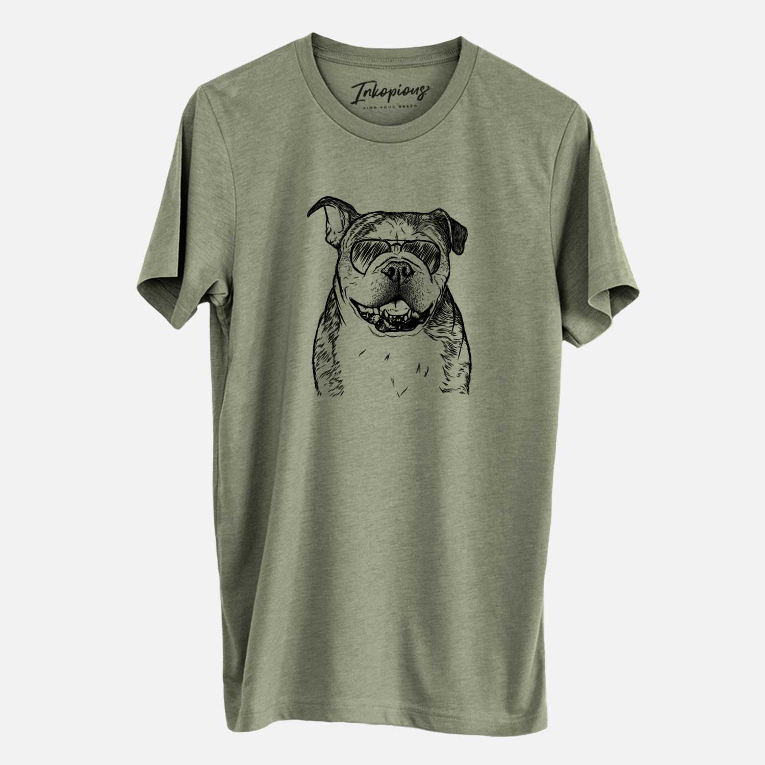 Aviator Agatha the Boston Bulldog - Unisex Crewneck