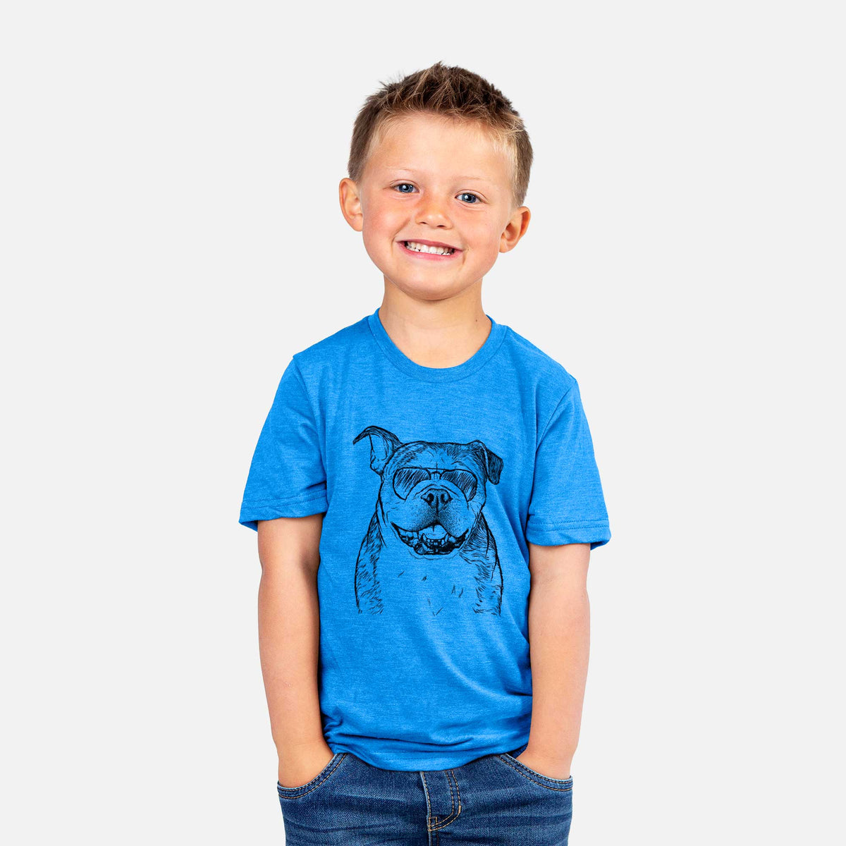 Aviator Agatha the Boston Bulldog - Kids/Youth/Toddler Shirt