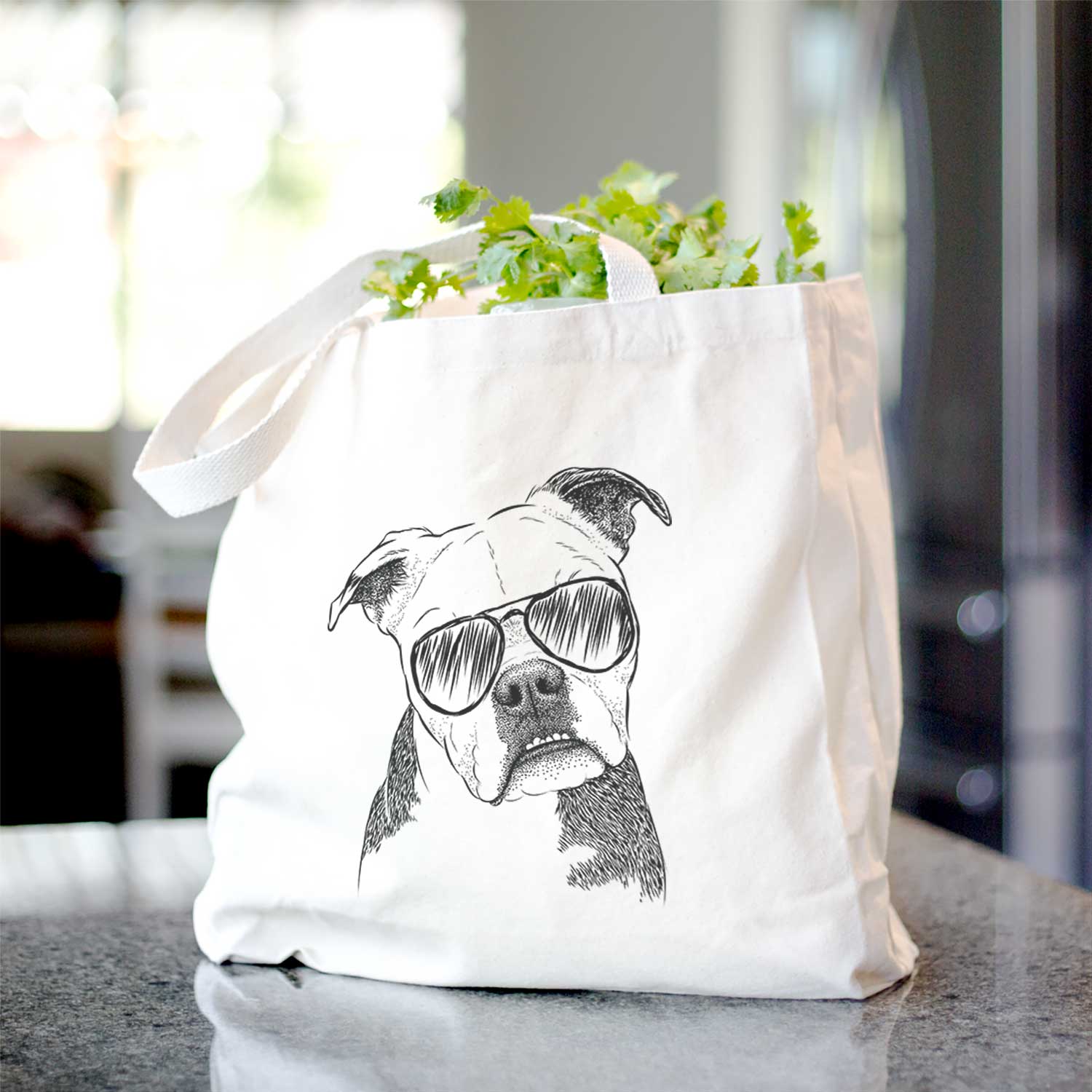 Aggy the Olde English Bulldogge - Tote Bag