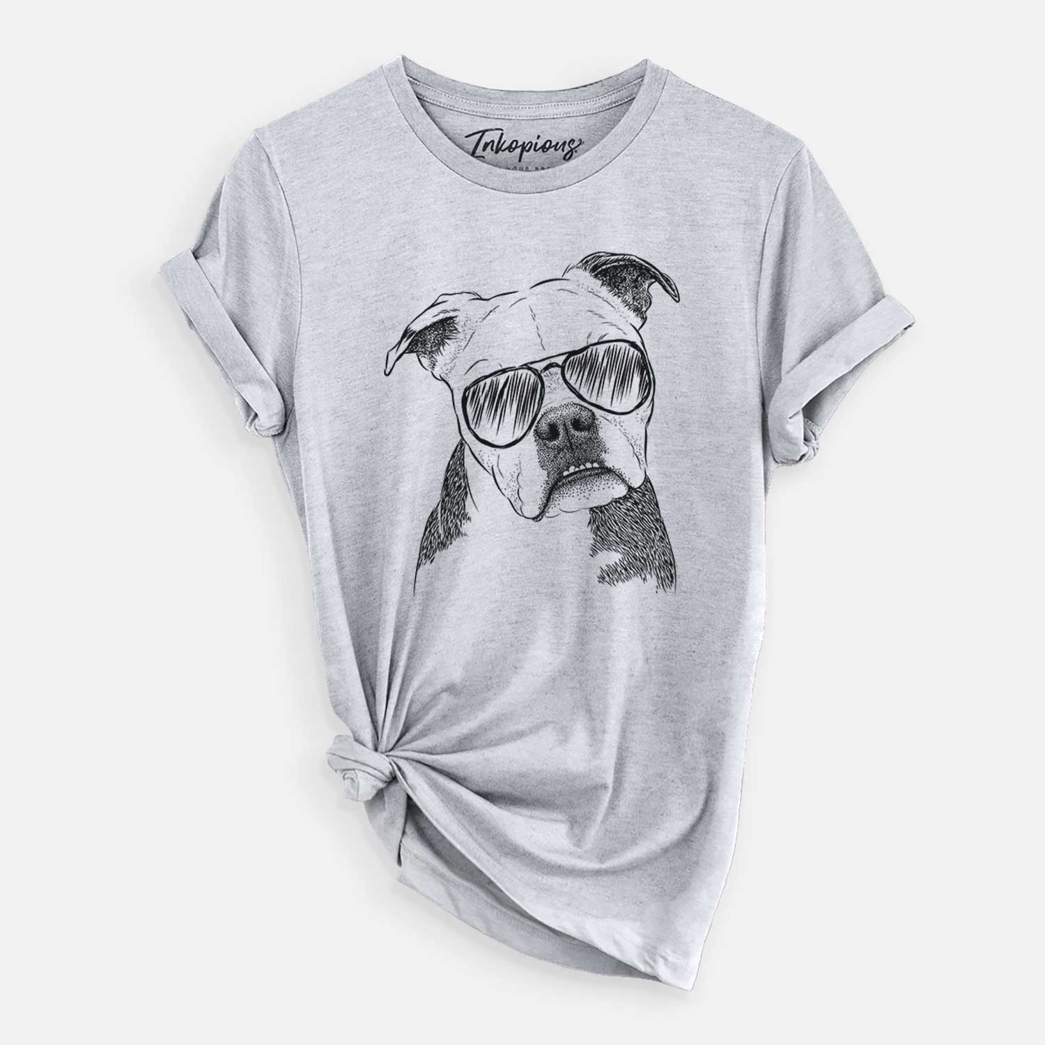 Aviator Aggy the Olde English Bulldogge - Unisex Crewneck