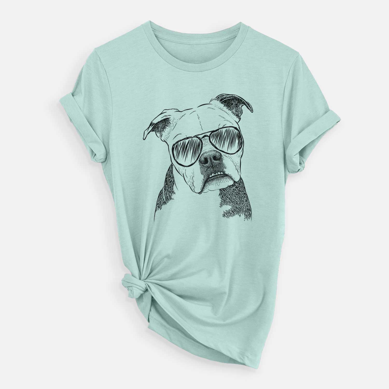 Aviator Aggy the Olde English Bulldogge - Unisex Crewneck