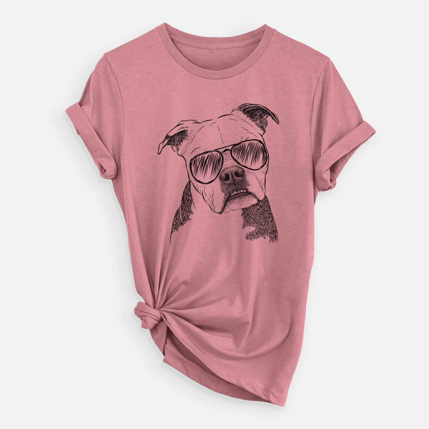 Aviator Aggy the Olde English Bulldogge - Unisex Crewneck