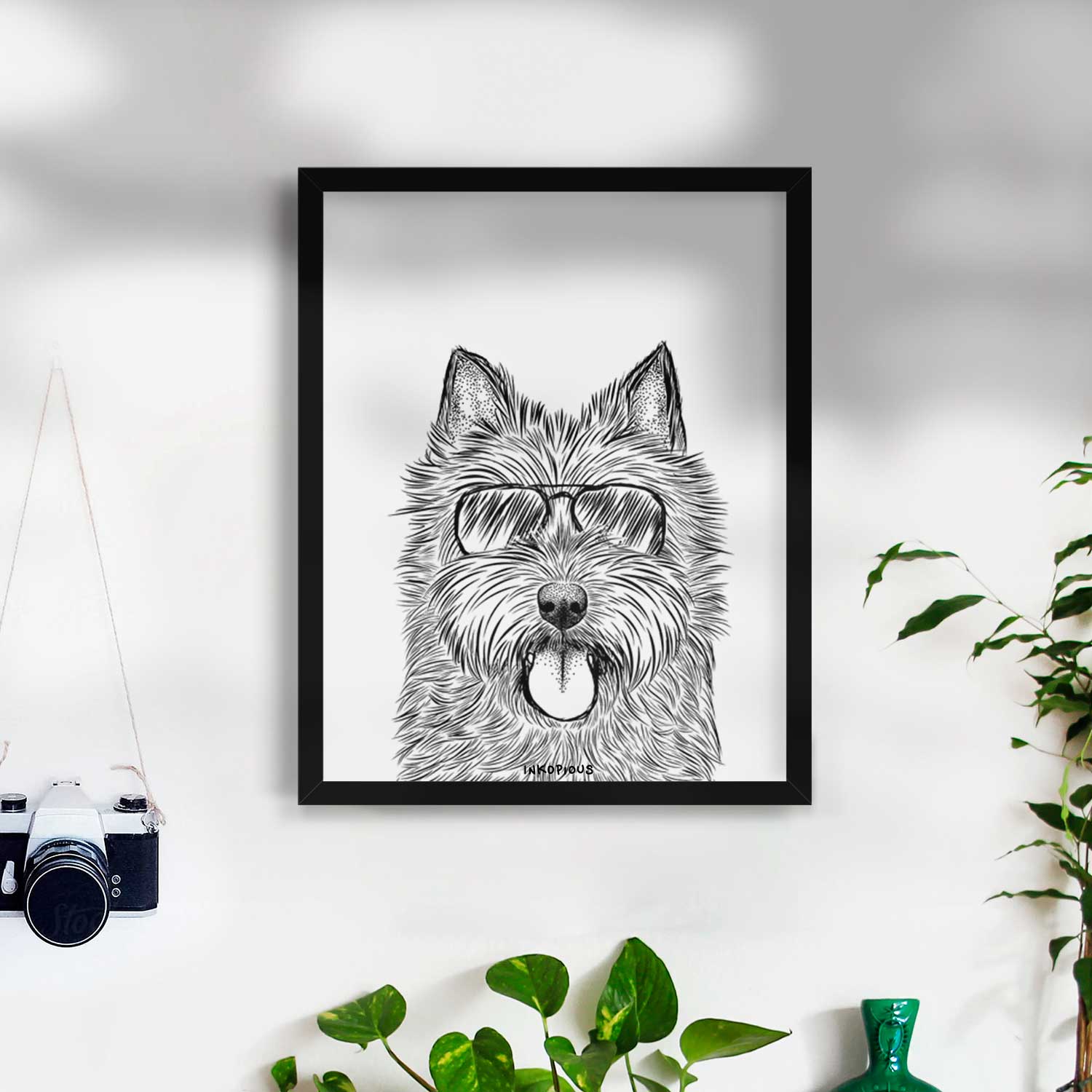 Alfie the Norwich Terrier Art Print