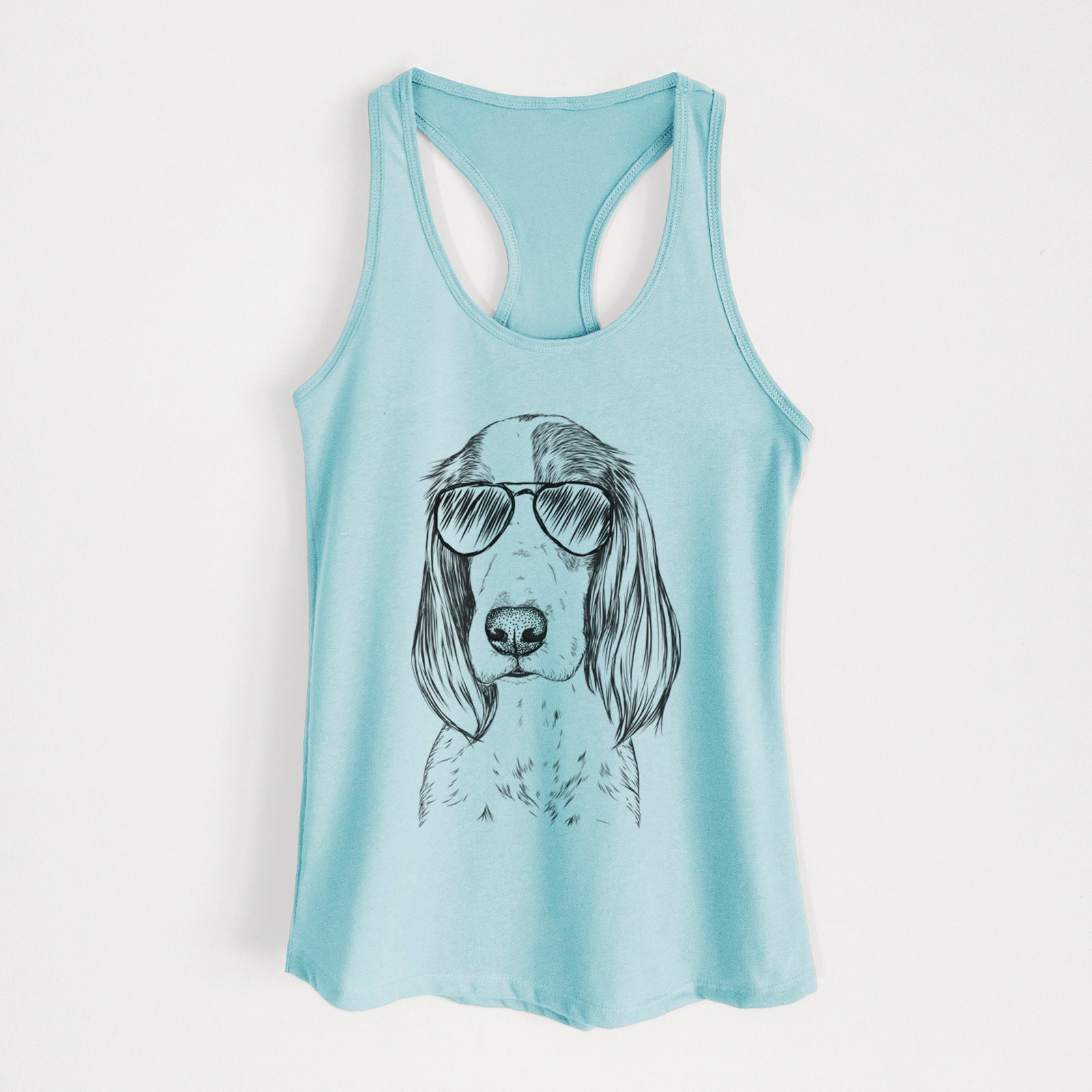 Aline the Irish Red and White Setter - Women's Racerback Tanktop