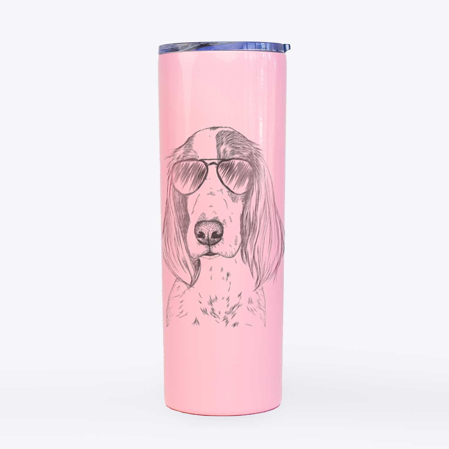 Aline the Irish Red and White Setter - 20oz Skinny Tumbler