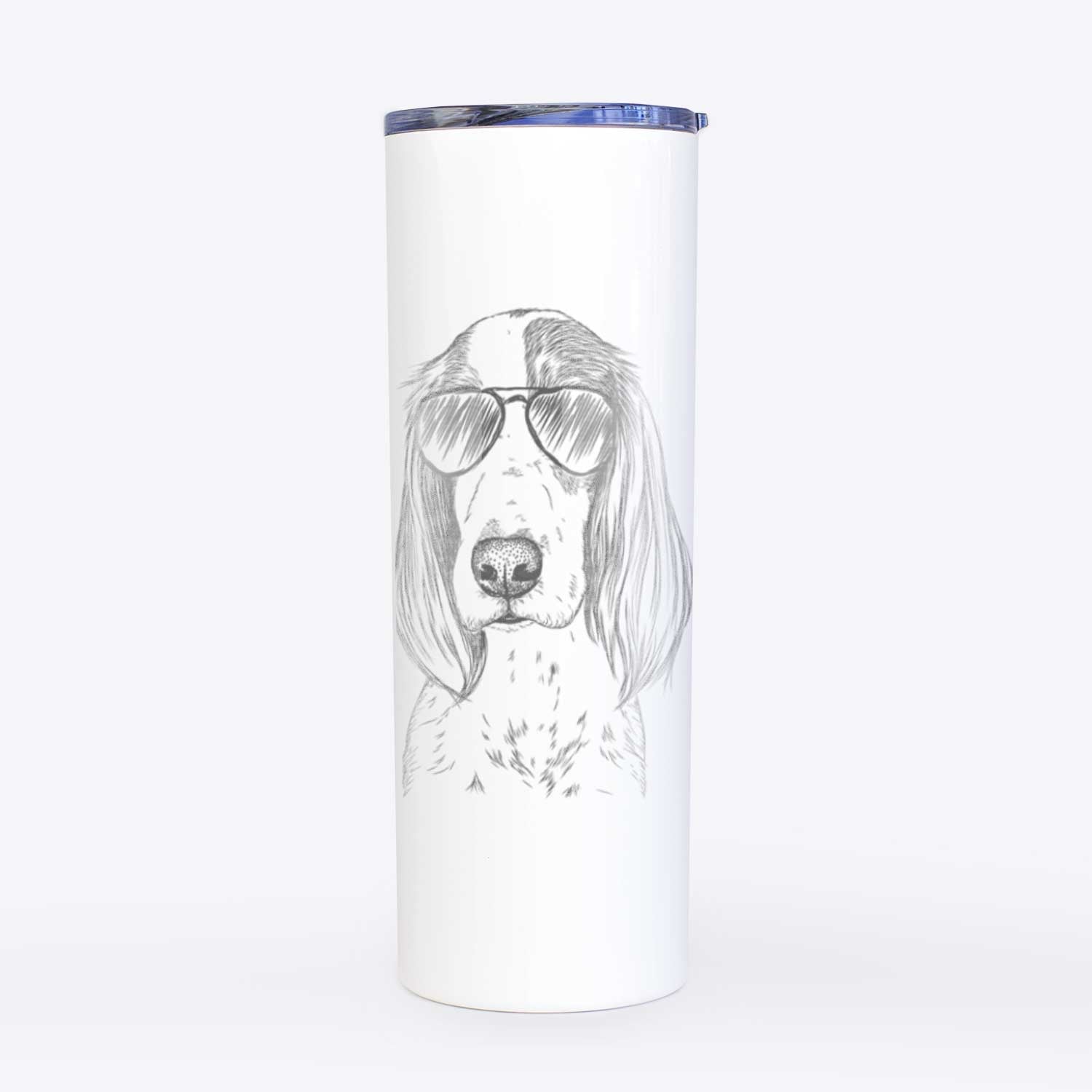 Aline the Irish Red and White Setter - 20oz Skinny Tumbler