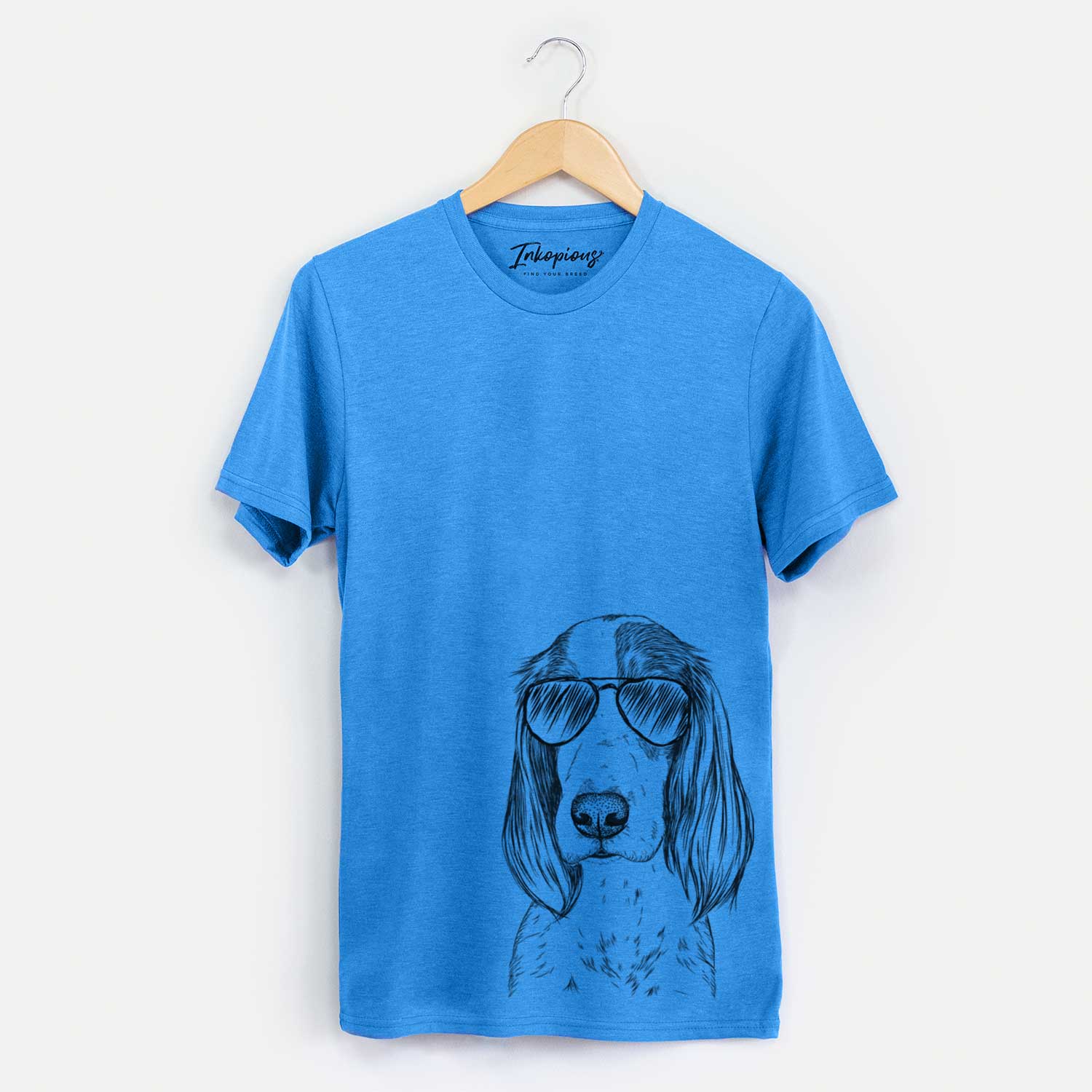 Aviator Aline the Irish Red and White Setter - Unisex Crewneck