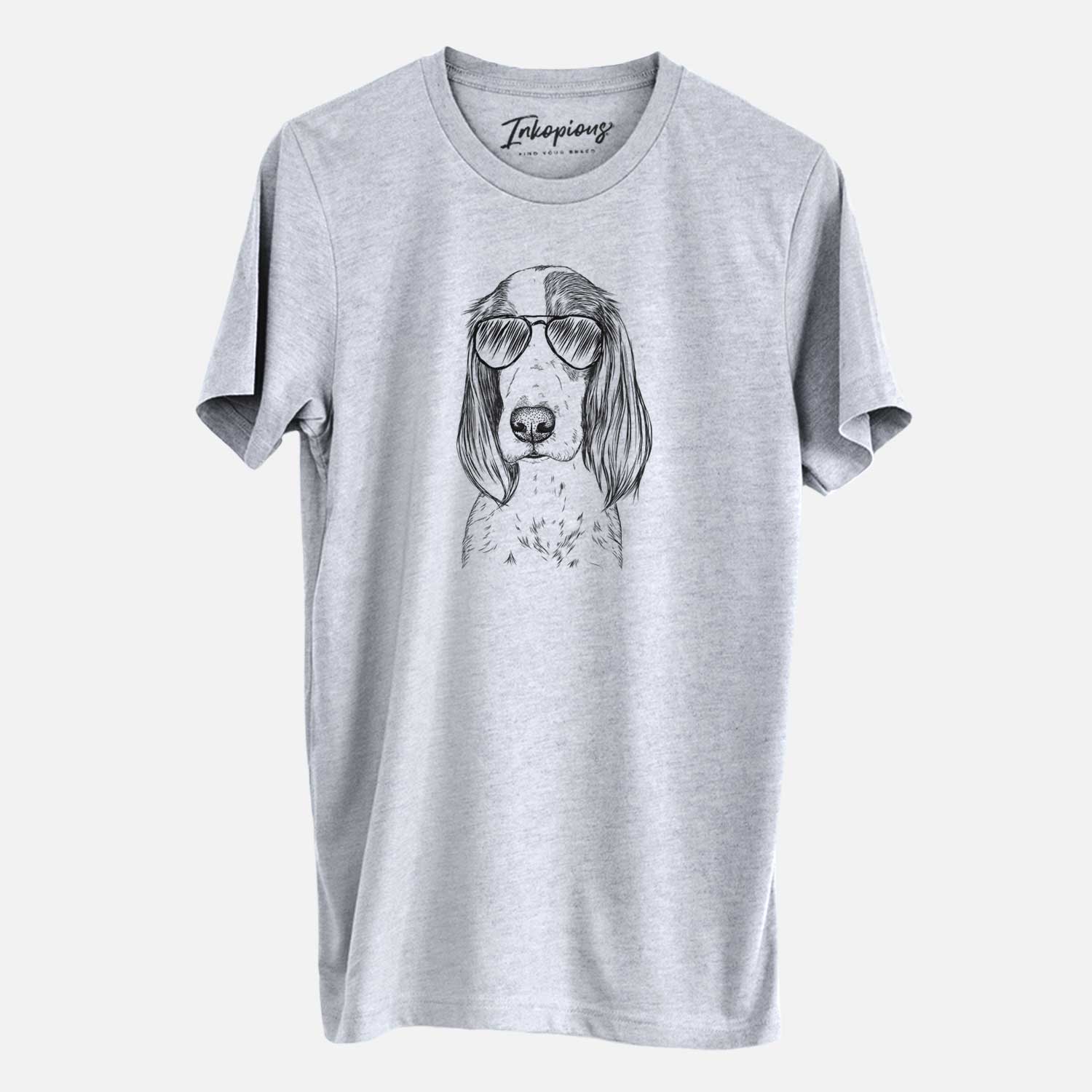 Aviator Aline the Irish Red and White Setter - Unisex Crewneck