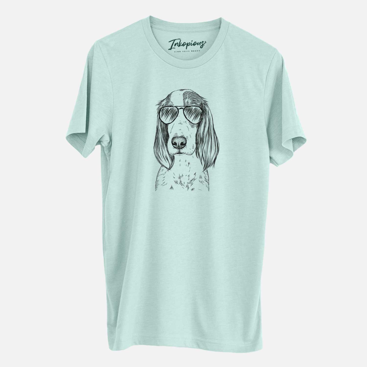 Aviator Aline the Irish Red and White Setter - Unisex Crewneck