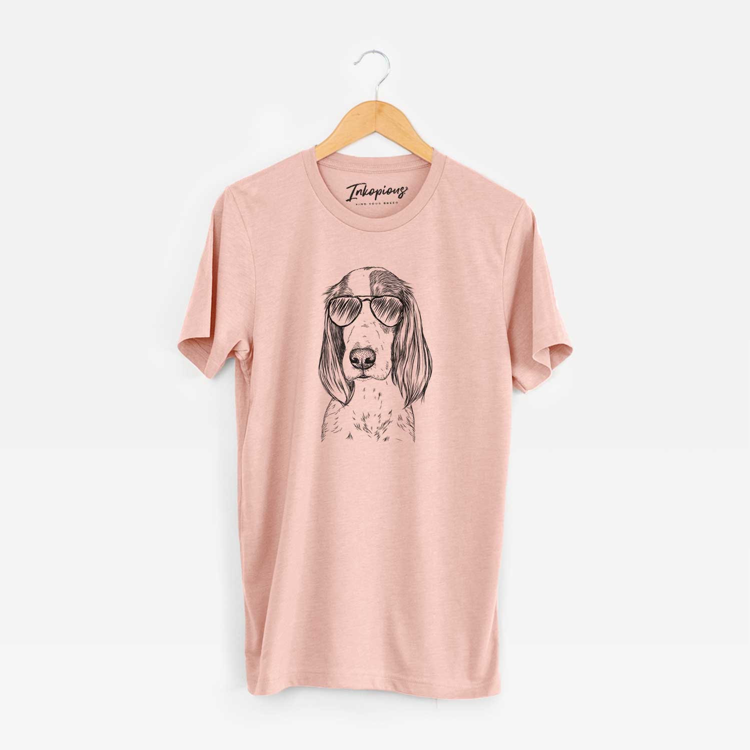 Aviator Aline the Irish Red and White Setter - Unisex Crewneck