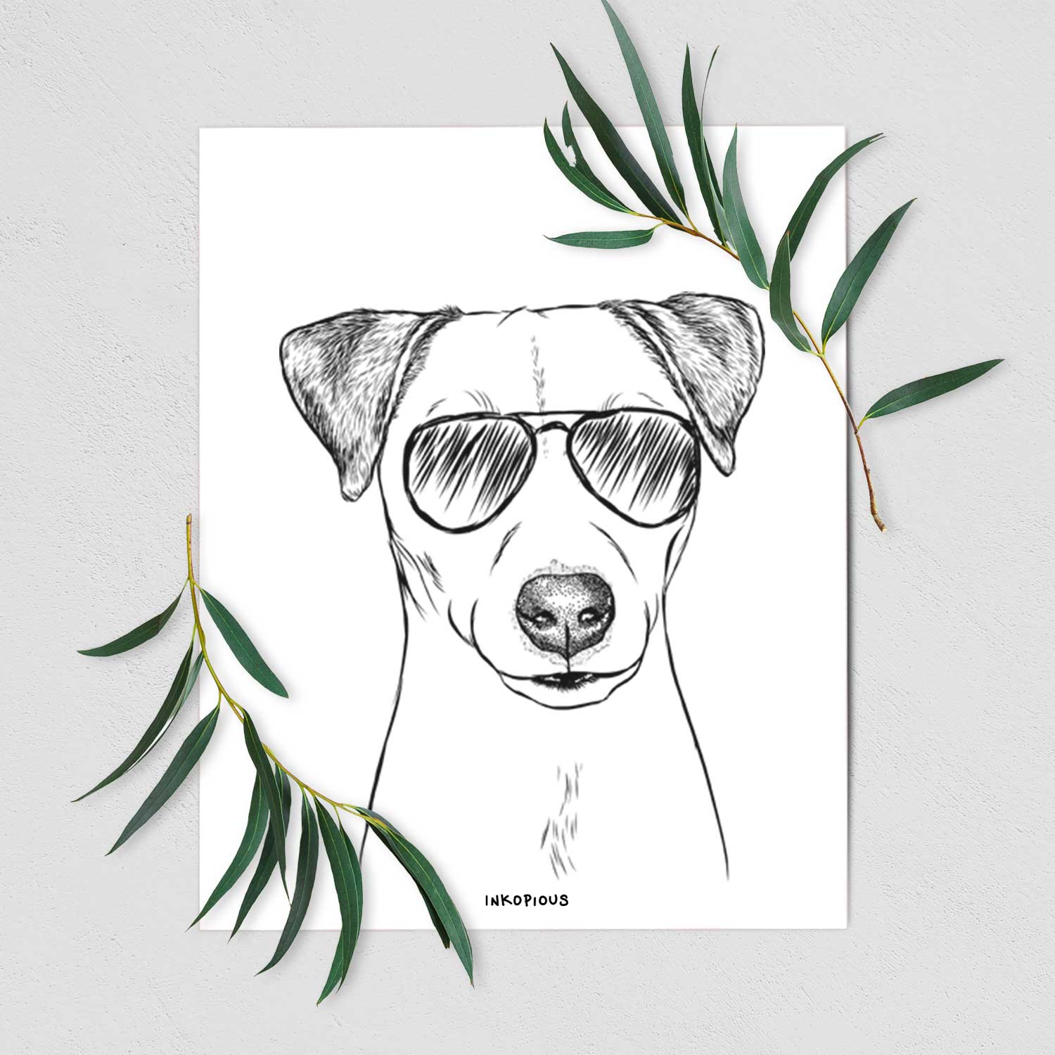 Ally the Jack Russell Terrier Art Print