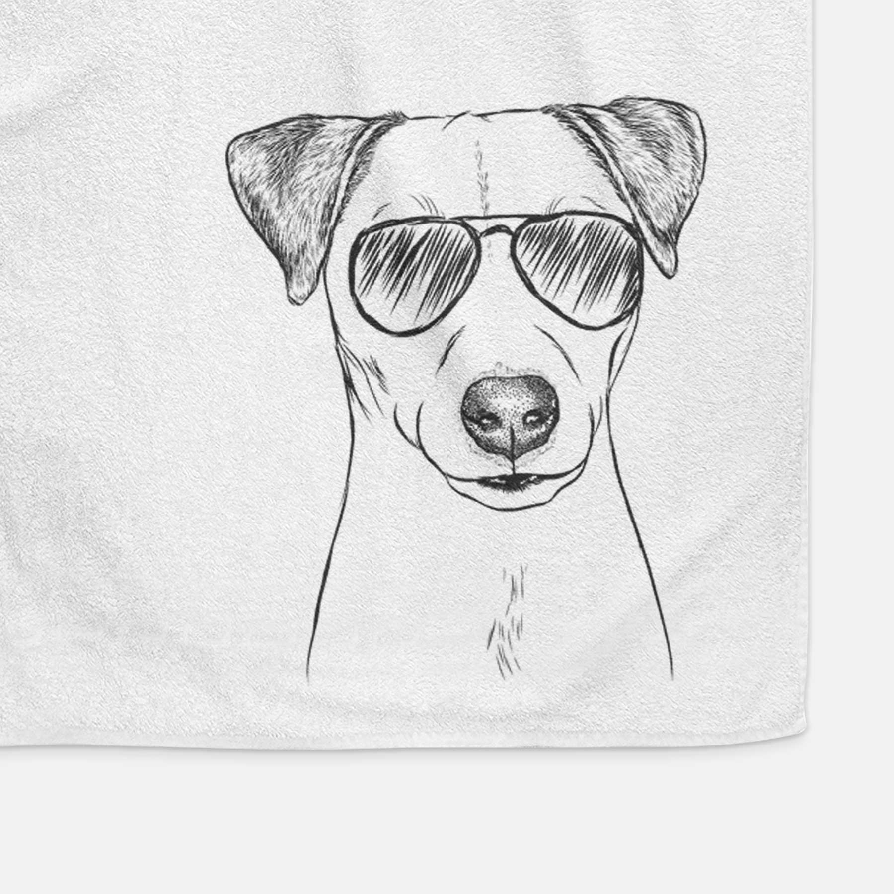 Ally the Jack Russell Terrier Decorative Hand Towel