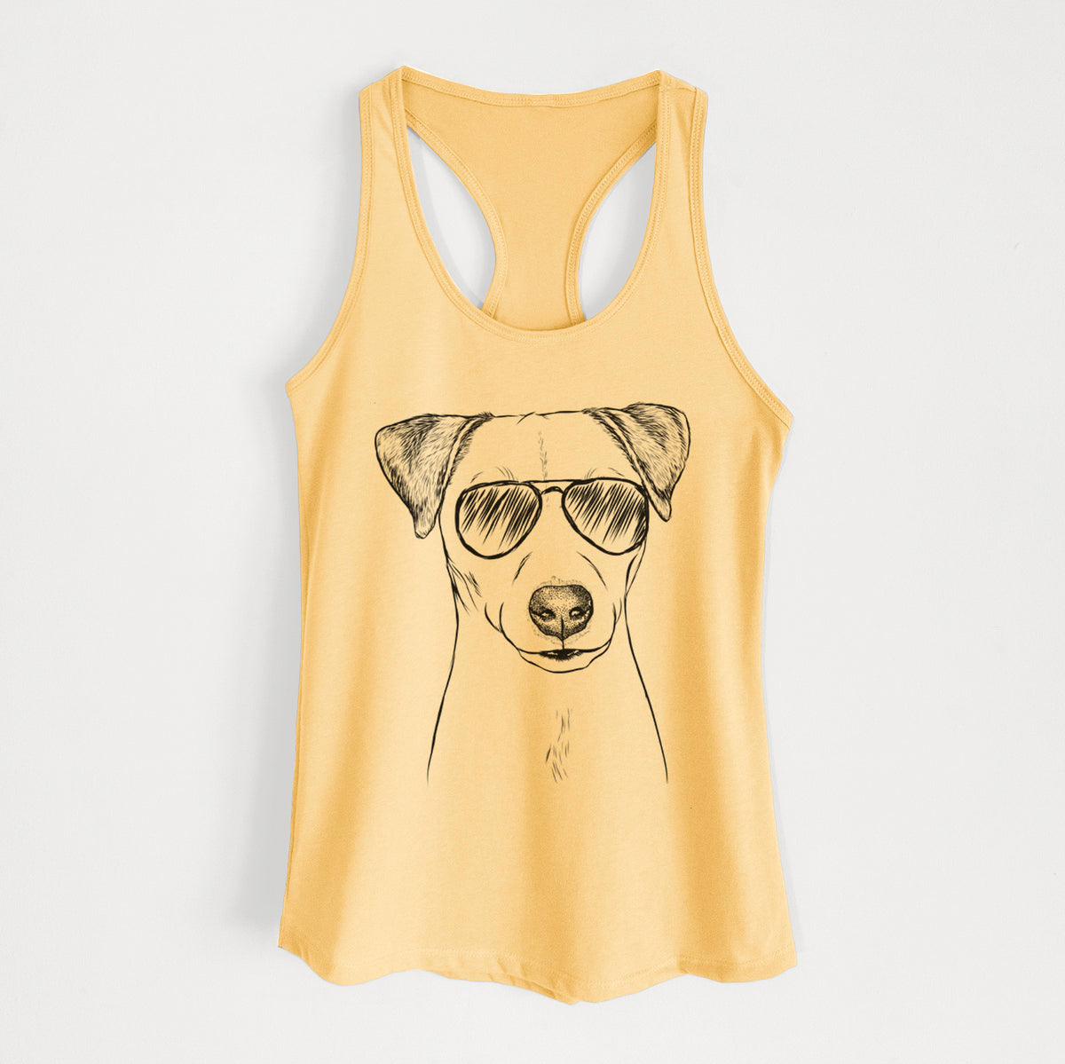 Ally the Jack Russell Terrier - Women's Racerback Tanktop