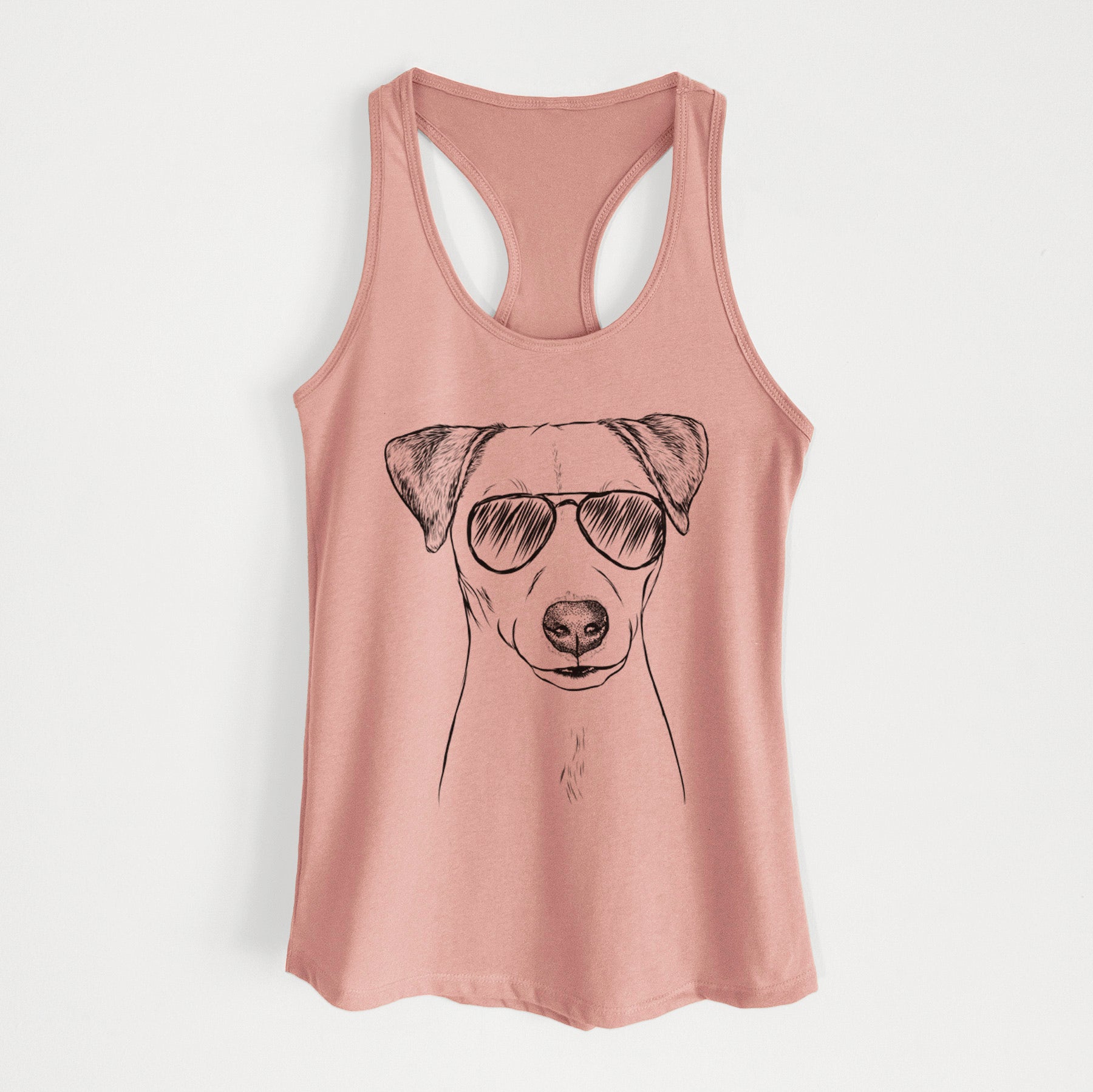 Ally the Jack Russell Terrier - Women's Racerback Tanktop